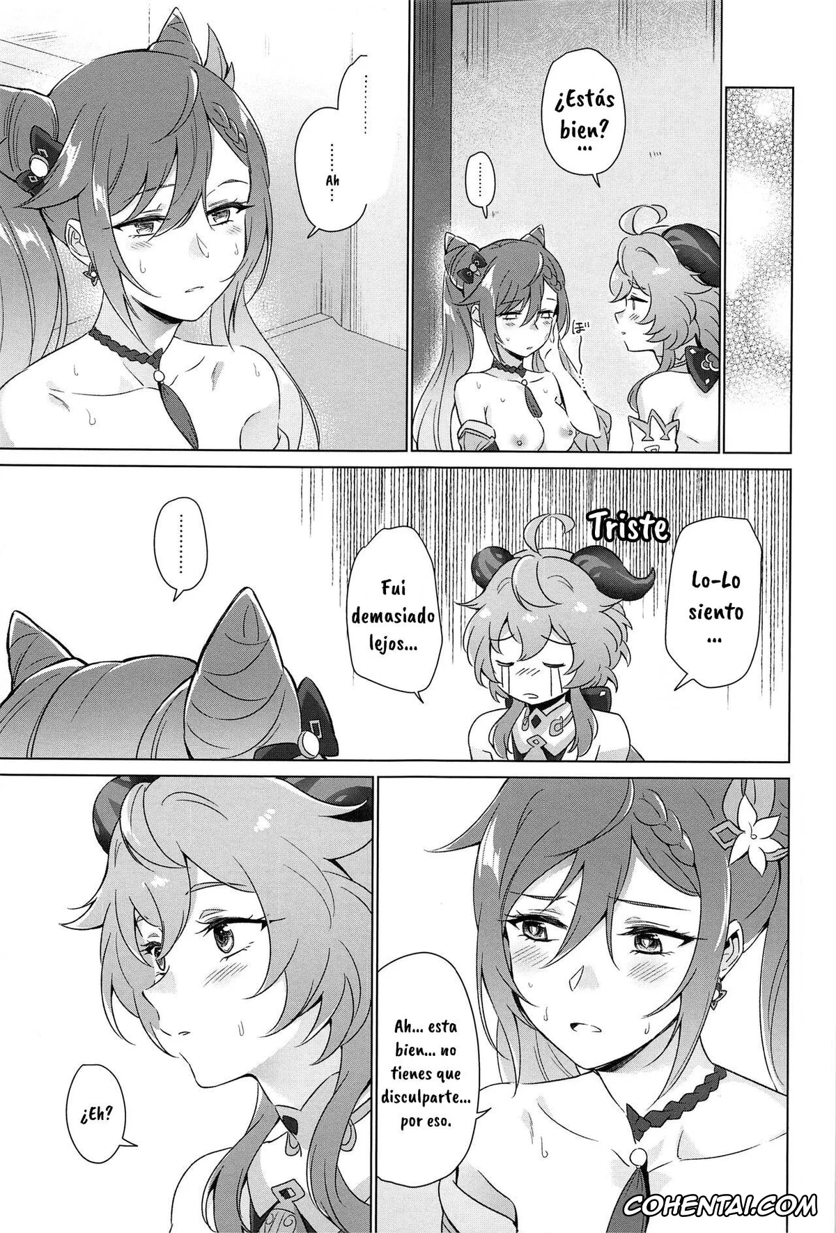 Genshin Impact xxx, Ganyu xxx, Keqing xxx, Ecchi desu yo Keqing-san! (Genshin Impact), pagina 34