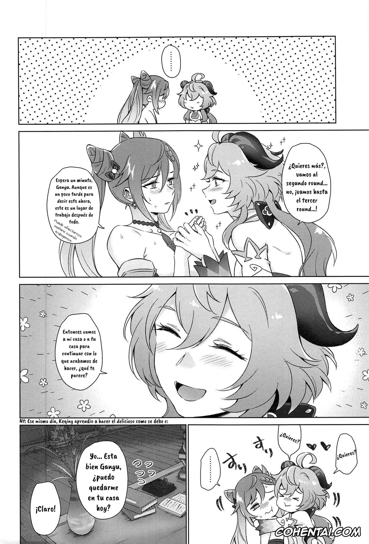 Genshin Impact xxx, Ganyu xxx, Keqing xxx, Ecchi desu yo Keqing-san! (Genshin Impact), pagina 37