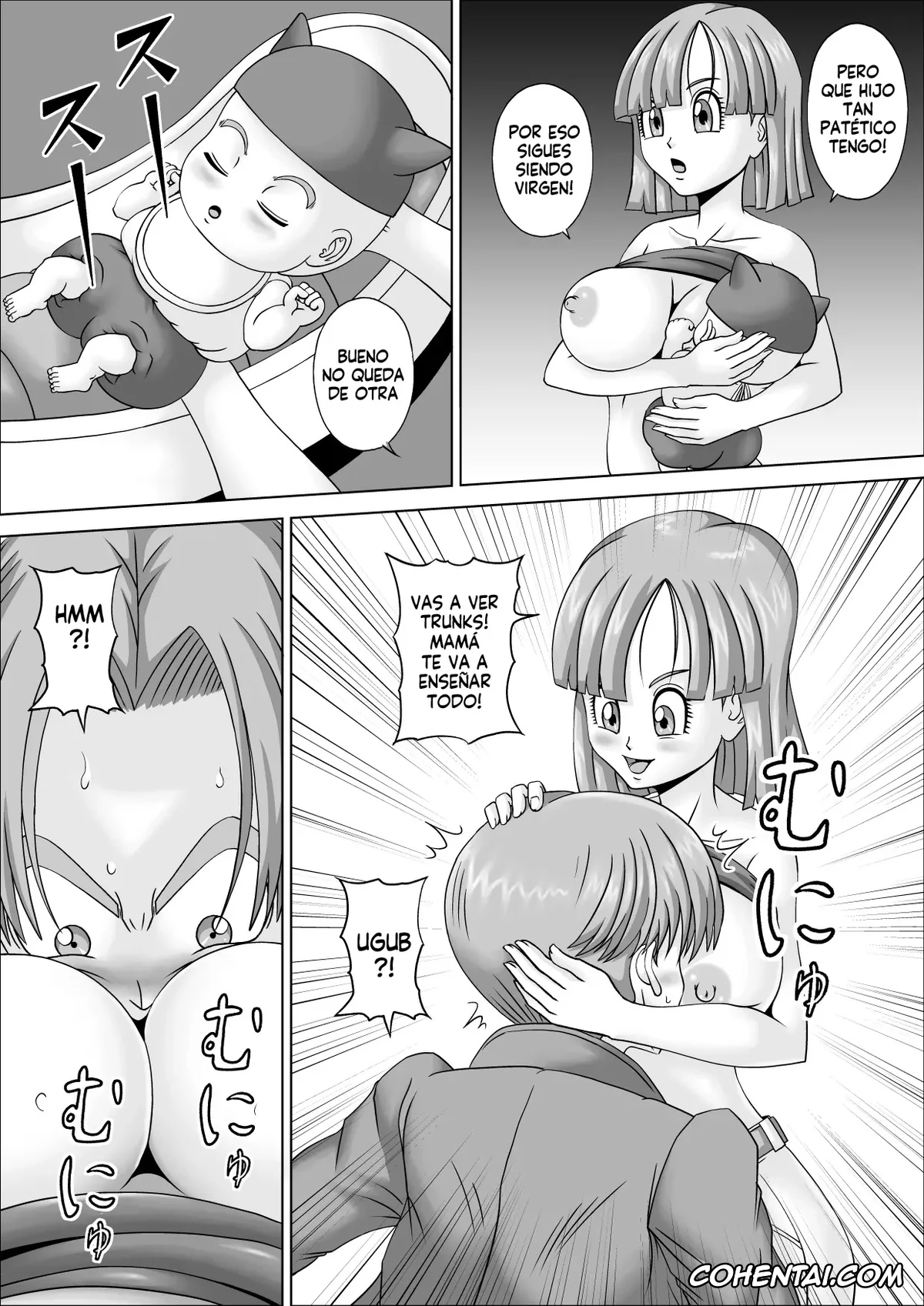 Dragon Ball Z xxx, Bulma Briefs xxx, Trunks Briefs xxx, Vegeta xxx, Fudeoroshi wa Kako no Mama (Dragon Ball Z), pagina 10
