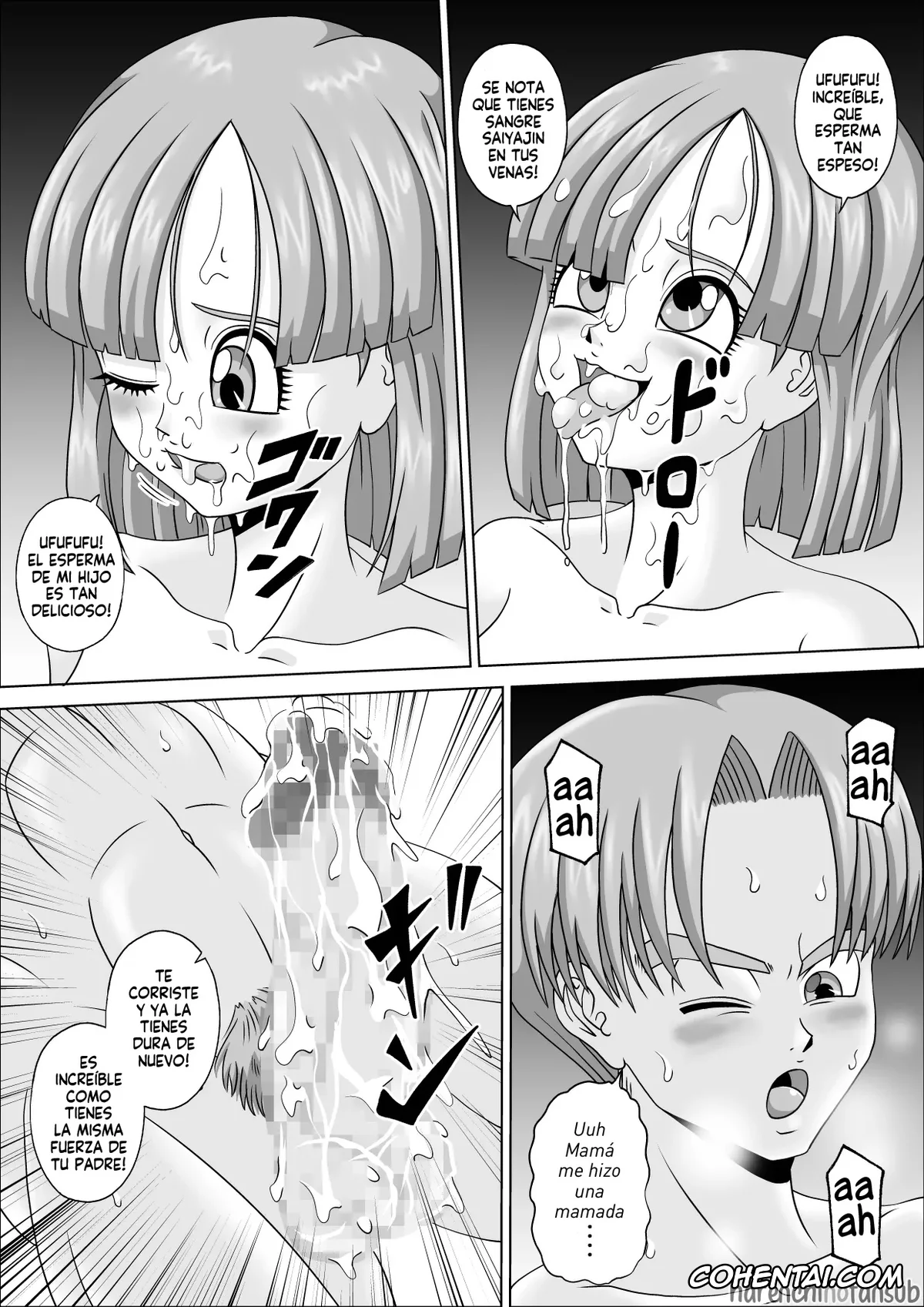 Dragon Ball Z porno, Bulma Briefs porno, Trunks Briefs porno, Vegeta porno, Fudeoroshi wa Kako no Mama (Dragon Ball Z), pagina 17