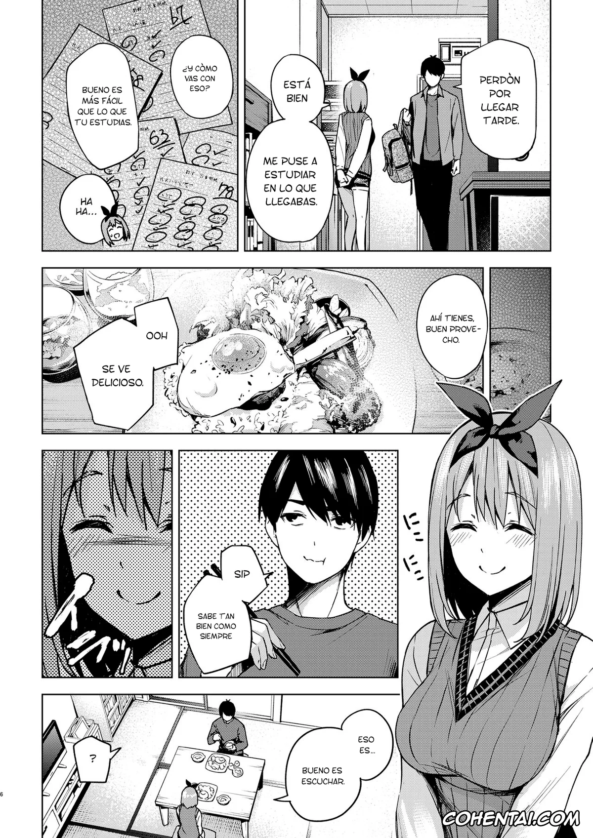 Gotoubun No Hanayome | The Quintessential Quintuplets hentai, Fuutarou Uesugi hentai, Nino Nakano hentai, Ichinengo no Itazura (Gotoubun no Hanayome), pagina 6