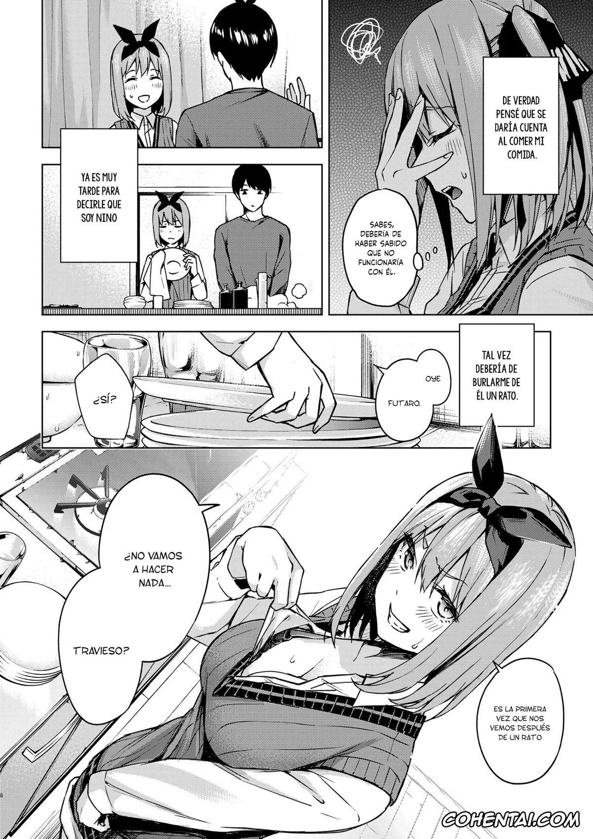 Gotoubun No Hanayome | The Quintessential Quintuplets porno, Fuutarou Uesugi porno, Nino Nakano porno, Ichinengo no Itazura (Gotoubun no Hanayome), pagina 8