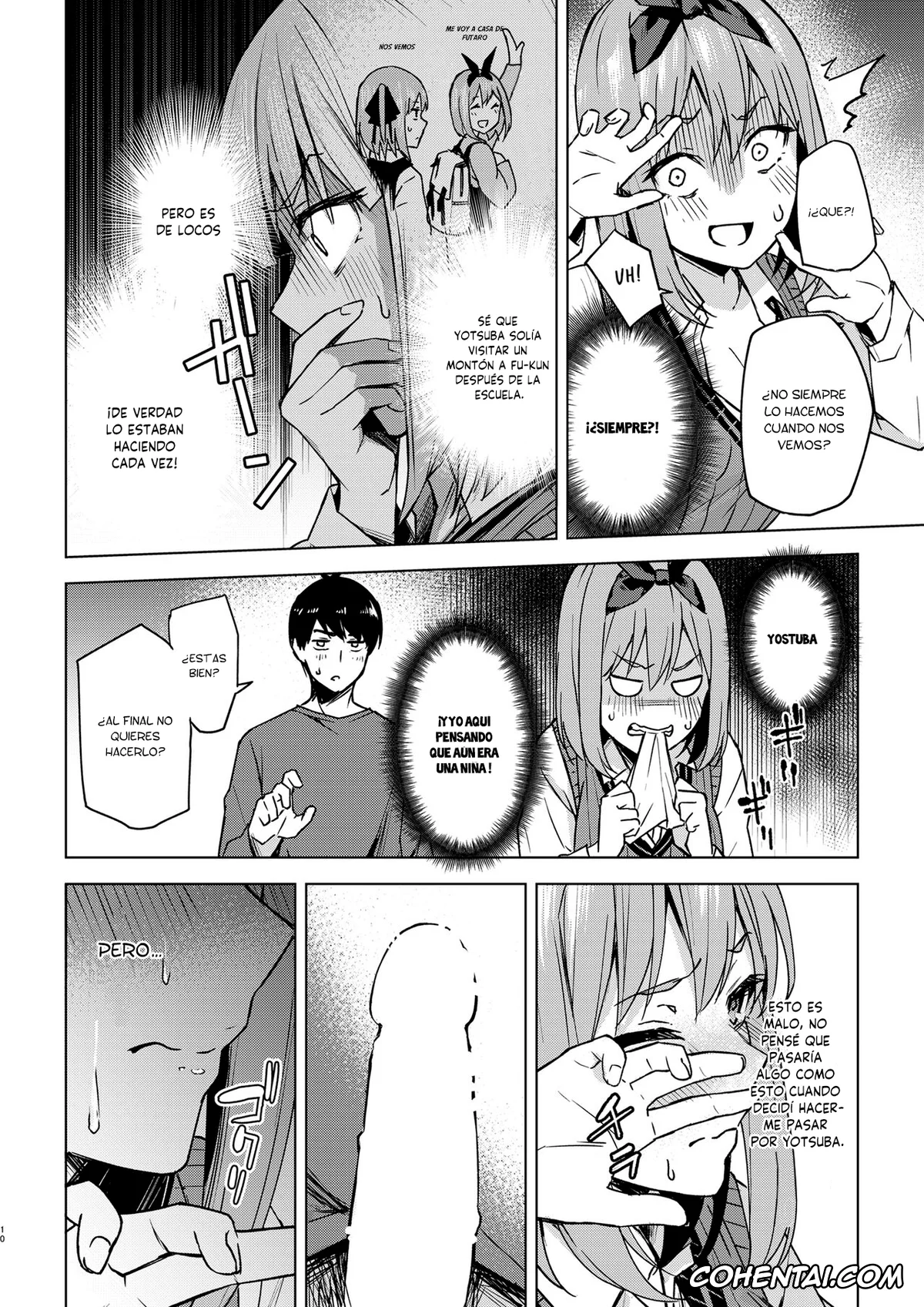 Gotoubun No Hanayome | The Quintessential Quintuplets xxx, Fuutarou Uesugi xxx, Nino Nakano xxx, Ichinengo no Itazura (Gotoubun no Hanayome), pagina 10