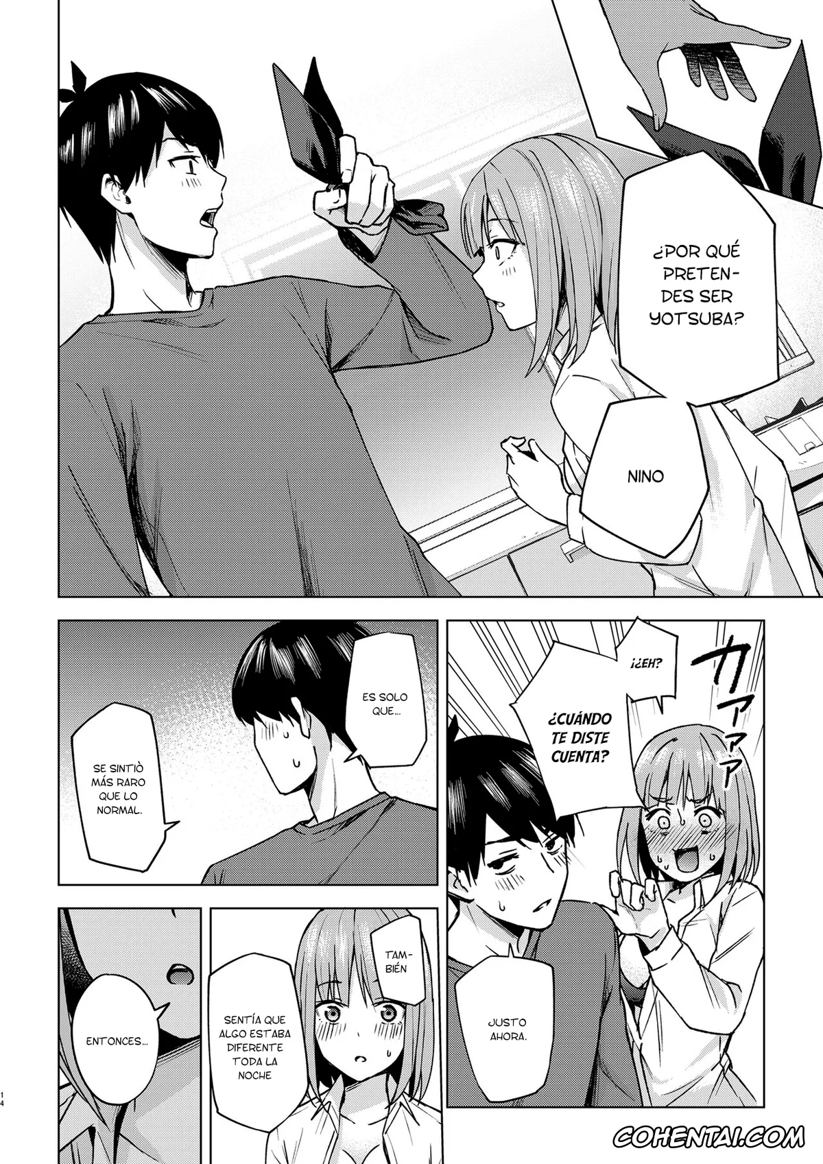 Gotoubun No Hanayome | The Quintessential Quintuplets porno, Fuutarou Uesugi porno, Nino Nakano porno, Ichinengo no Itazura (Gotoubun no Hanayome), pagina 14