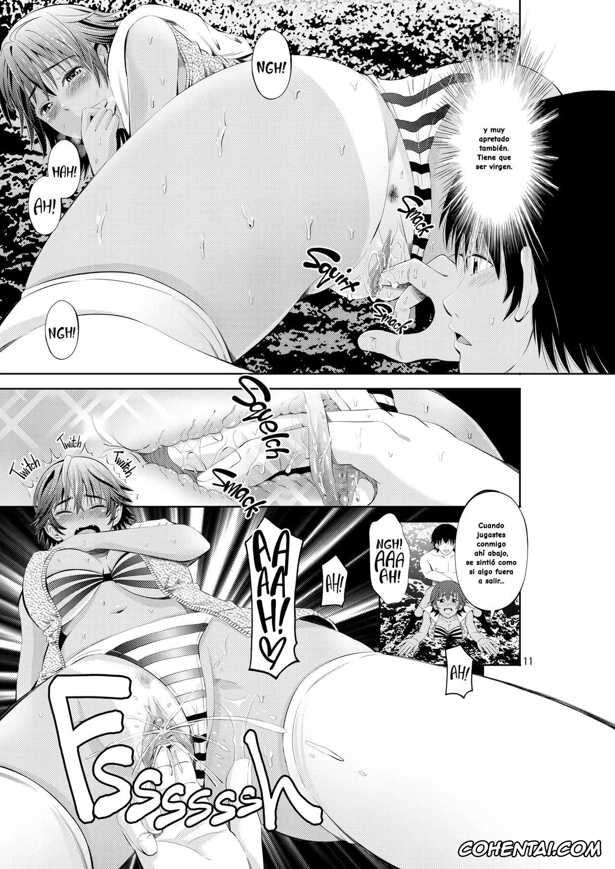 Original hentai, Tokonatsu Resort Nangoku Musume to NTR Sex | My Summer Paradise: Fucking a Beach Girl Behind My Girlfriend’s Back, pagina 12