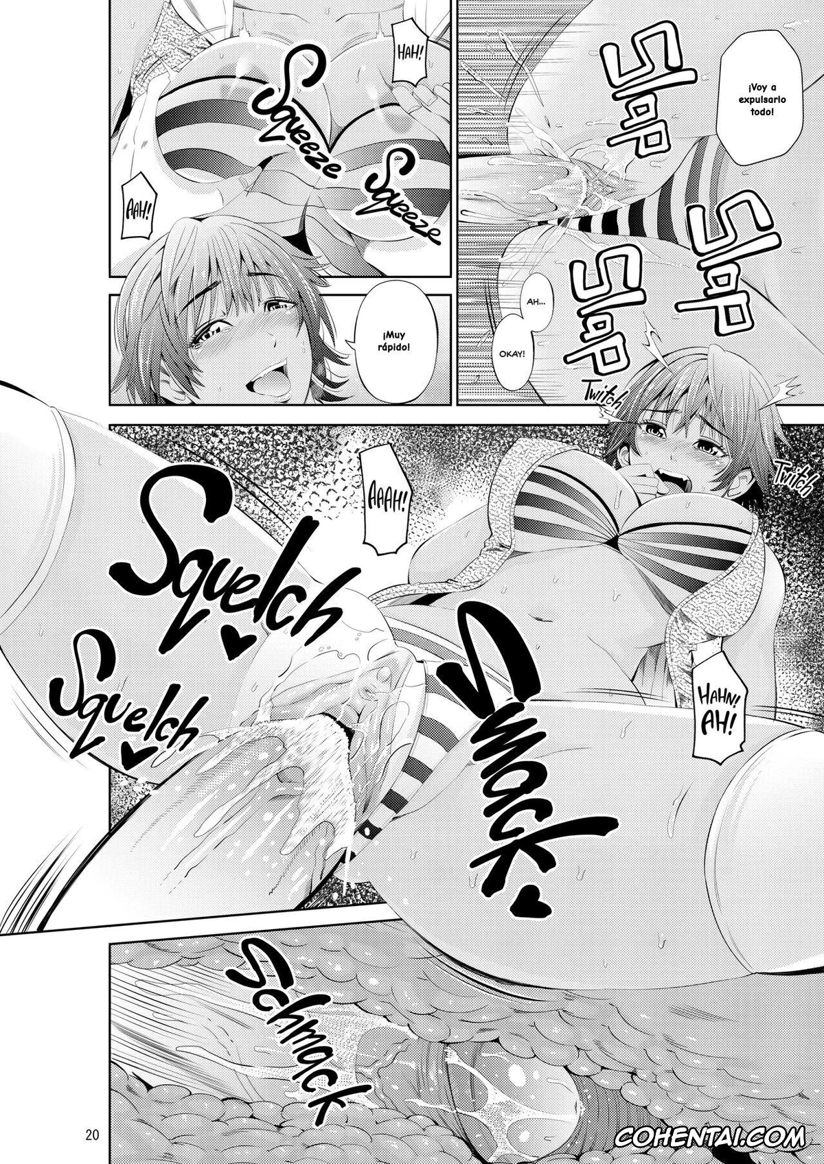 Original hentai, Tokonatsu Resort Nangoku Musume to NTR Sex | My Summer Paradise: Fucking a Beach Girl Behind My Girlfriend’s Back, pagina 21