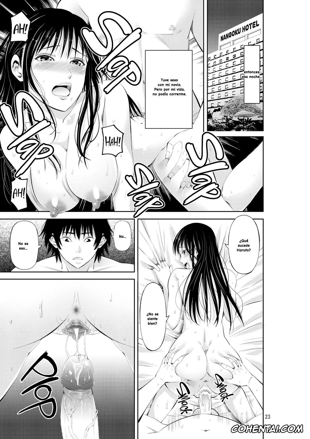 Original hentai, Tokonatsu Resort Nangoku Musume to NTR Sex | My Summer Paradise: Fucking a Beach Girl Behind My Girlfriend’s Back, pagina 24