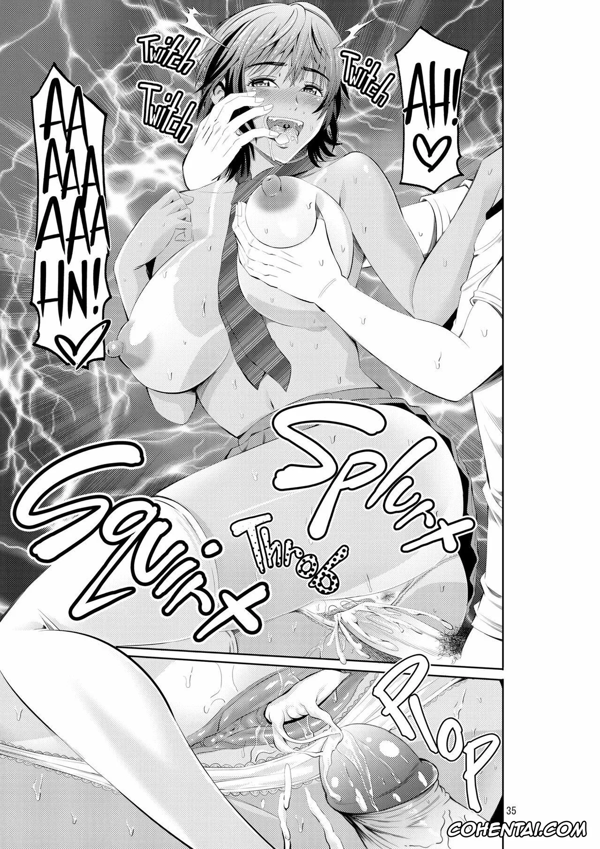 Original hentai, Tokonatsu Resort Nangoku Musume to NTR Sex | My Summer Paradise: Fucking a Beach Girl Behind My Girlfriend’s Back, pagina 36