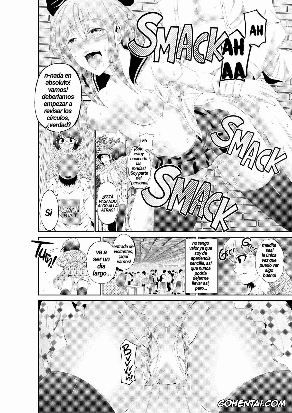 Original hentai, ManCli Manko to Cli o Ijirareru no ga Daisuki na Fujoshi nano de Doujin Event no Nikubenki ni Natte mita, pagina 3