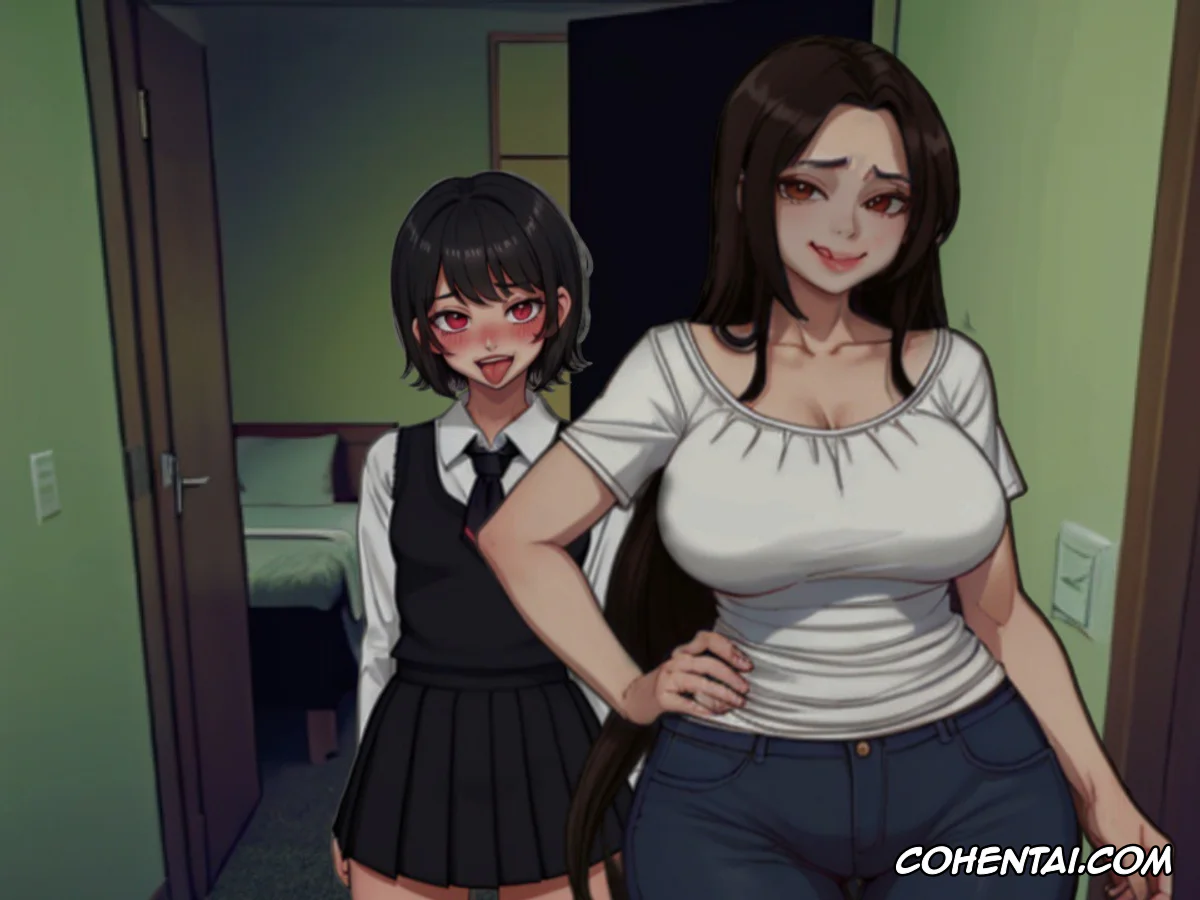 Original hentai, Netorare mother and daugther, pagina 15