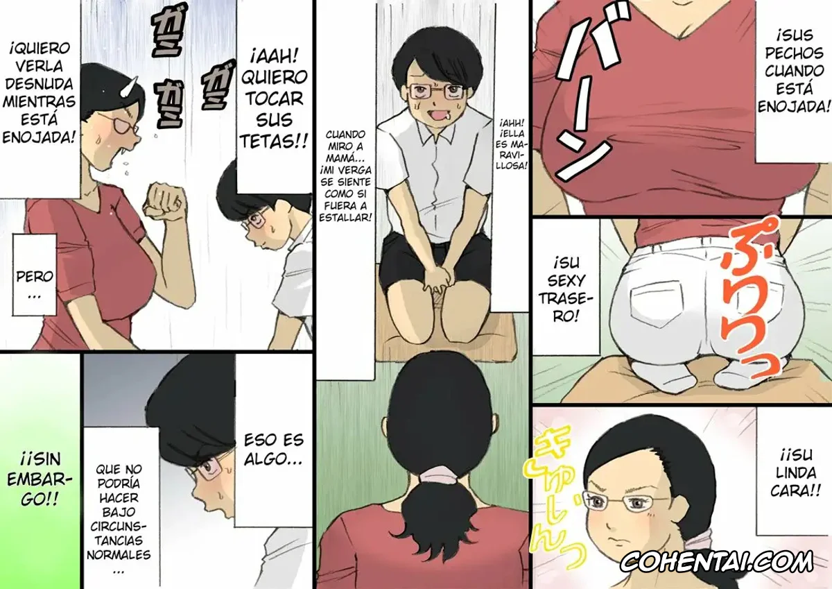 Original hentai, Mama ni Okorare Nagara Suru SEX | Sexo Con Mamá Mientras Ella Está Enojada Conmigo, pagina 3