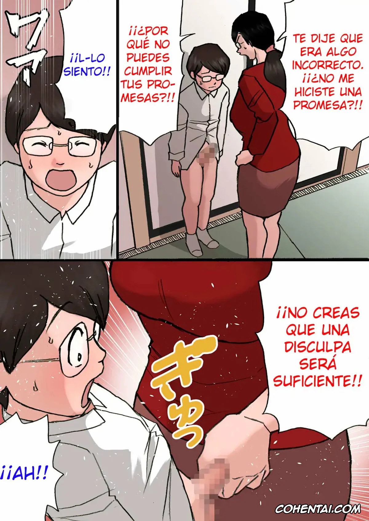 Original hentai, Mama ni Okorare Nagara Suru SEX 2 | Sexo Con Mamá Mientras Ella Está Enojada Conmigo 2, pagina 3