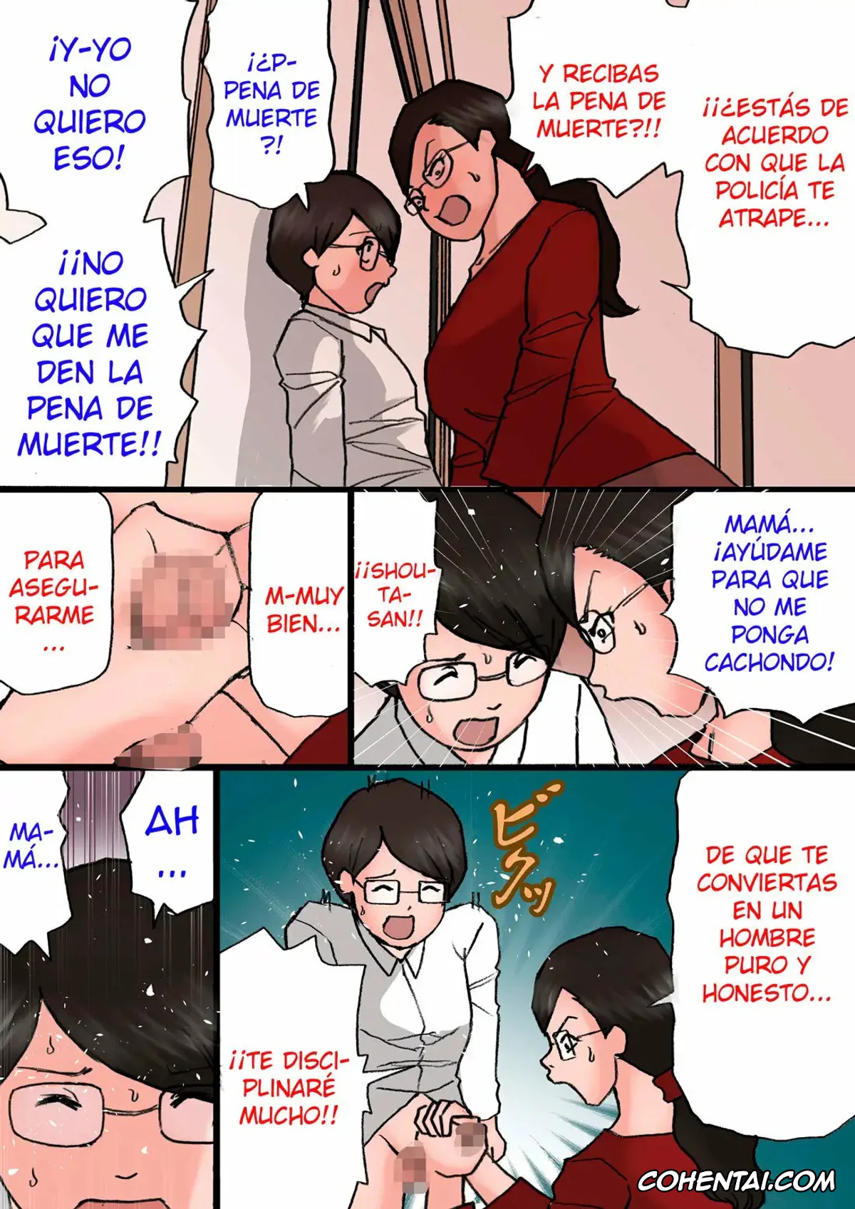 Original porno, Mama ni Okorare Nagara Suru SEX 2 | Sexo Con Mamá Mientras Ella Está Enojada Conmigo 2, pagina 5
