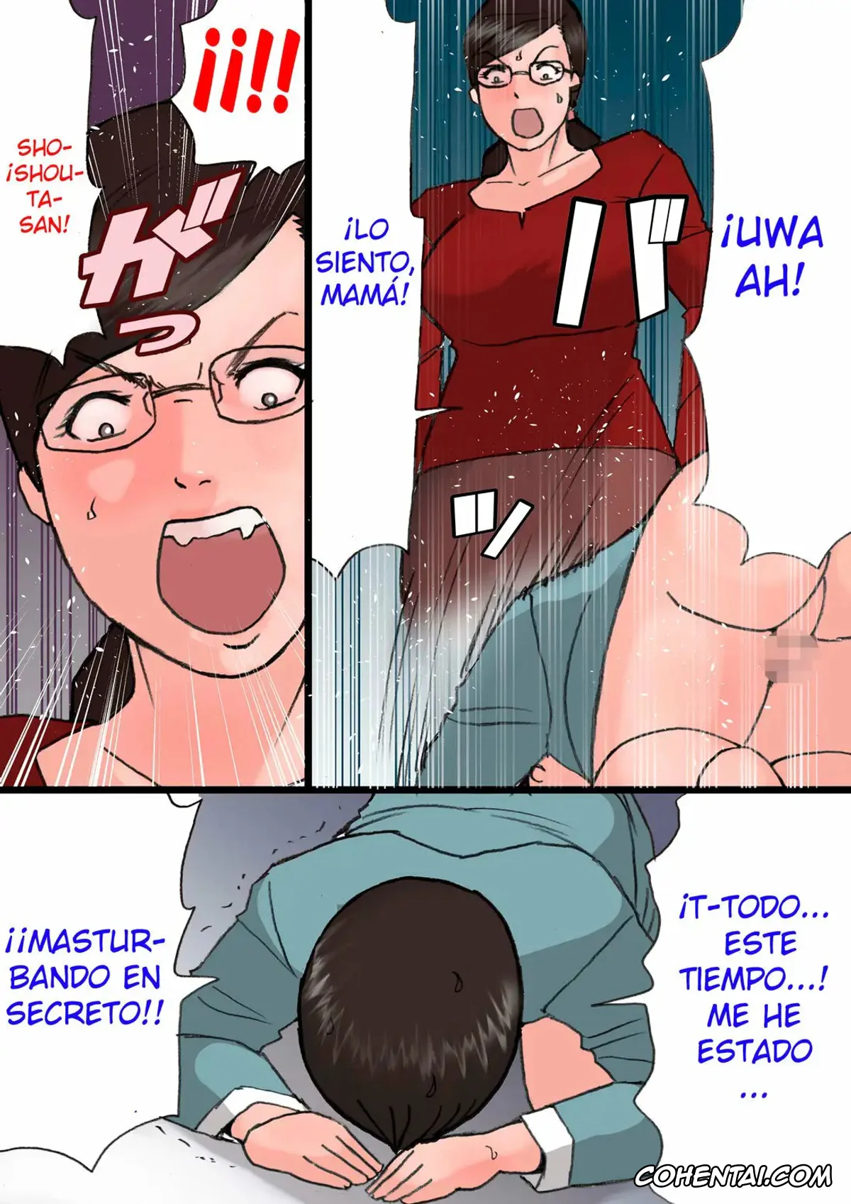 Original hentai, Mama ni Okorare Nagara Suru SEX 2 | Sexo Con Mamá Mientras Ella Está Enojada Conmigo 2, pagina 39