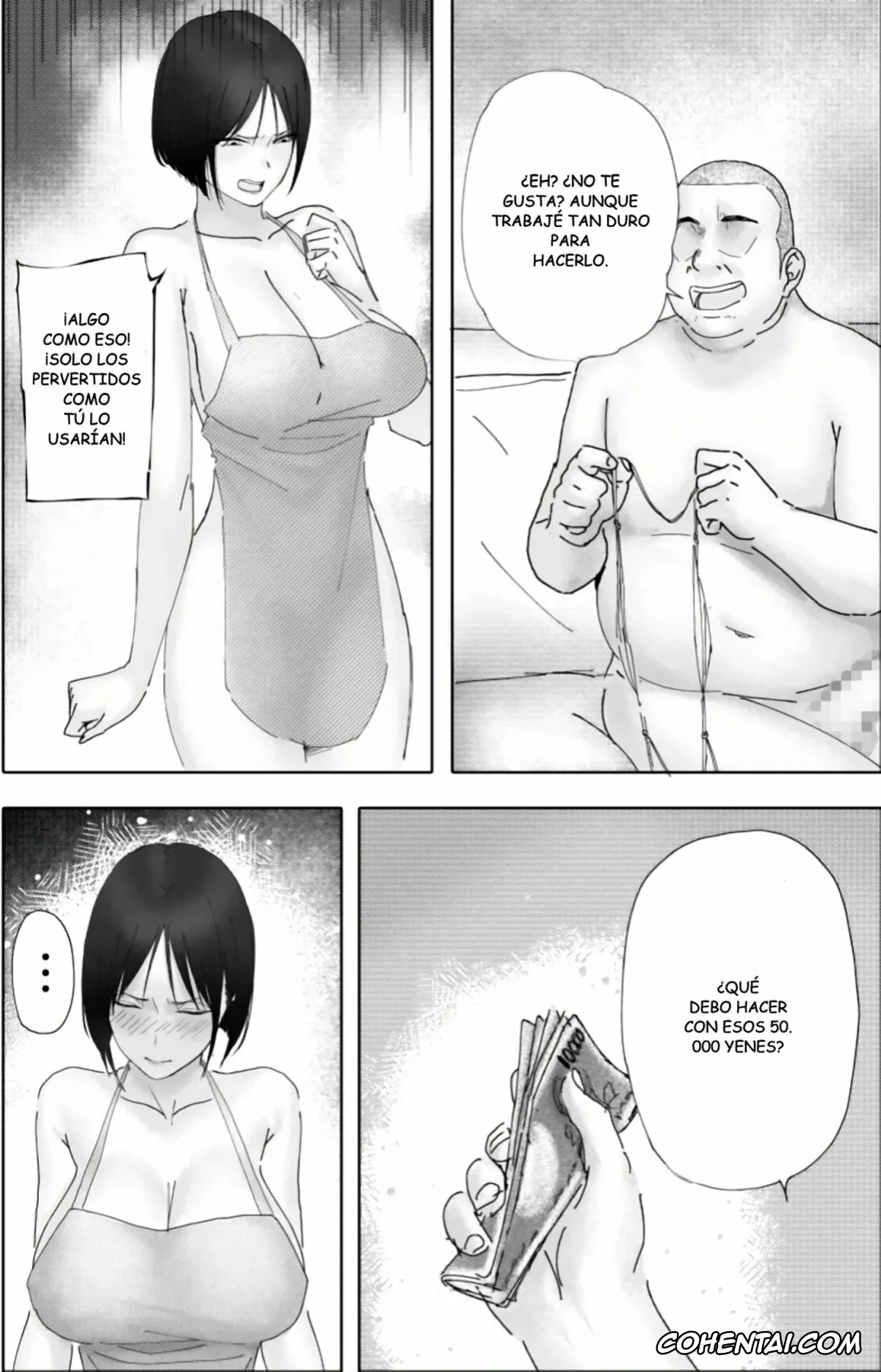 Original hentai, Sakkin Zuke no Hitozuma -Kimura Mina to Kimodebu Oyaji no Ooya- 2, pagina 6