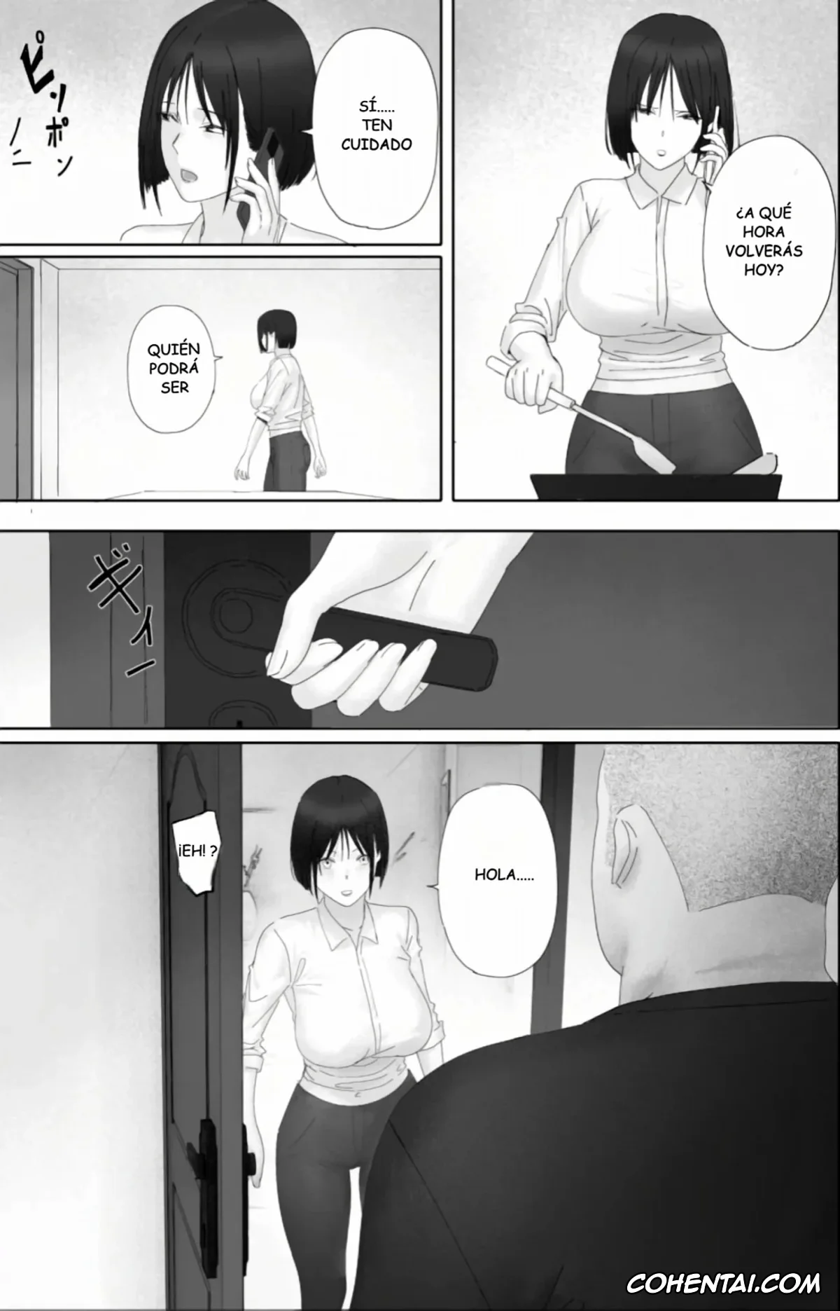 Original hentai, Sakkin Zuke no Hitozuma -Kimura Mina to Kimodebu Oyaji no Ooya- 2, pagina 9