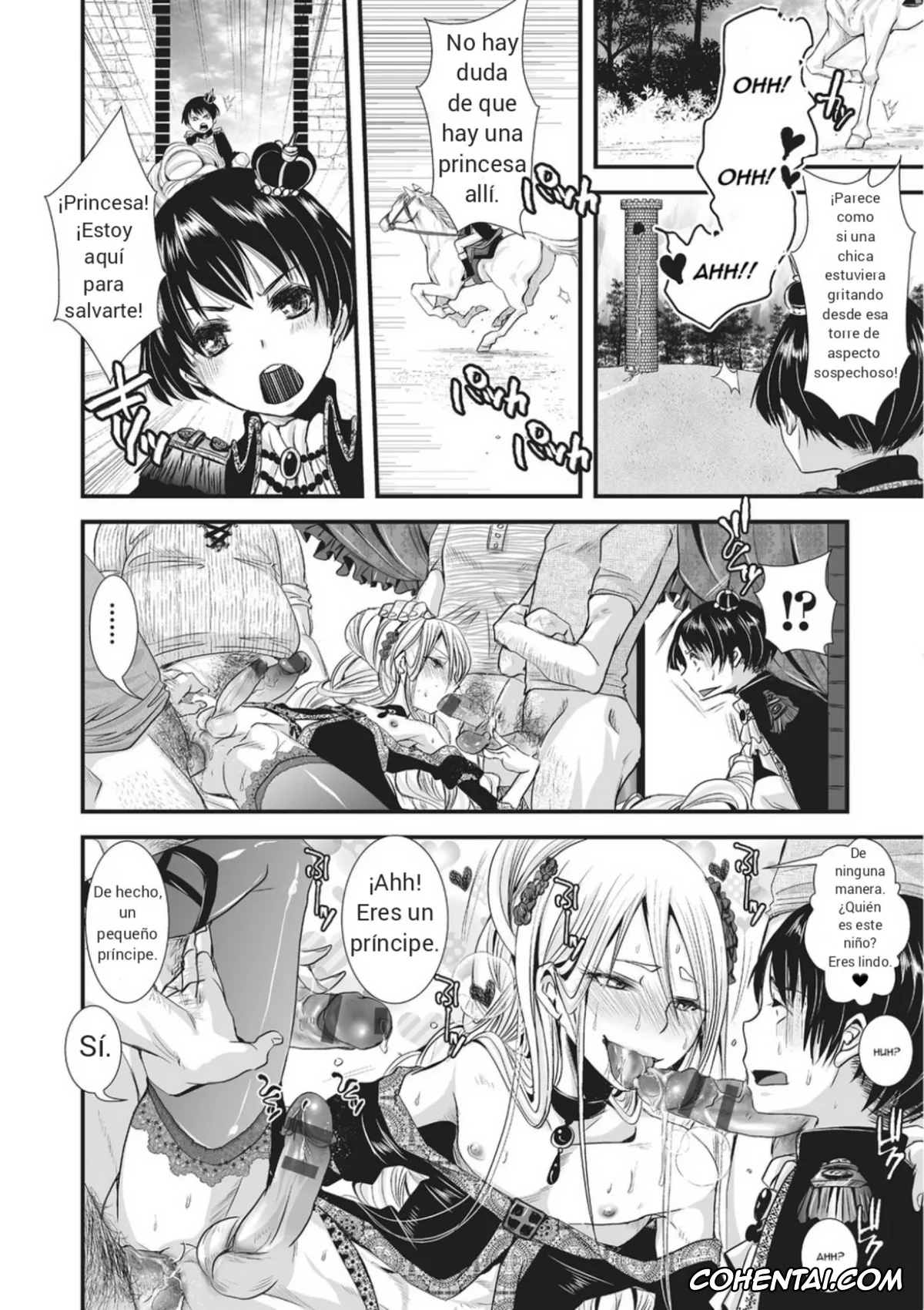 Original hentai, Inran Rapunzel (Otokonoko HEAVEN Vol. 22), pagina 6