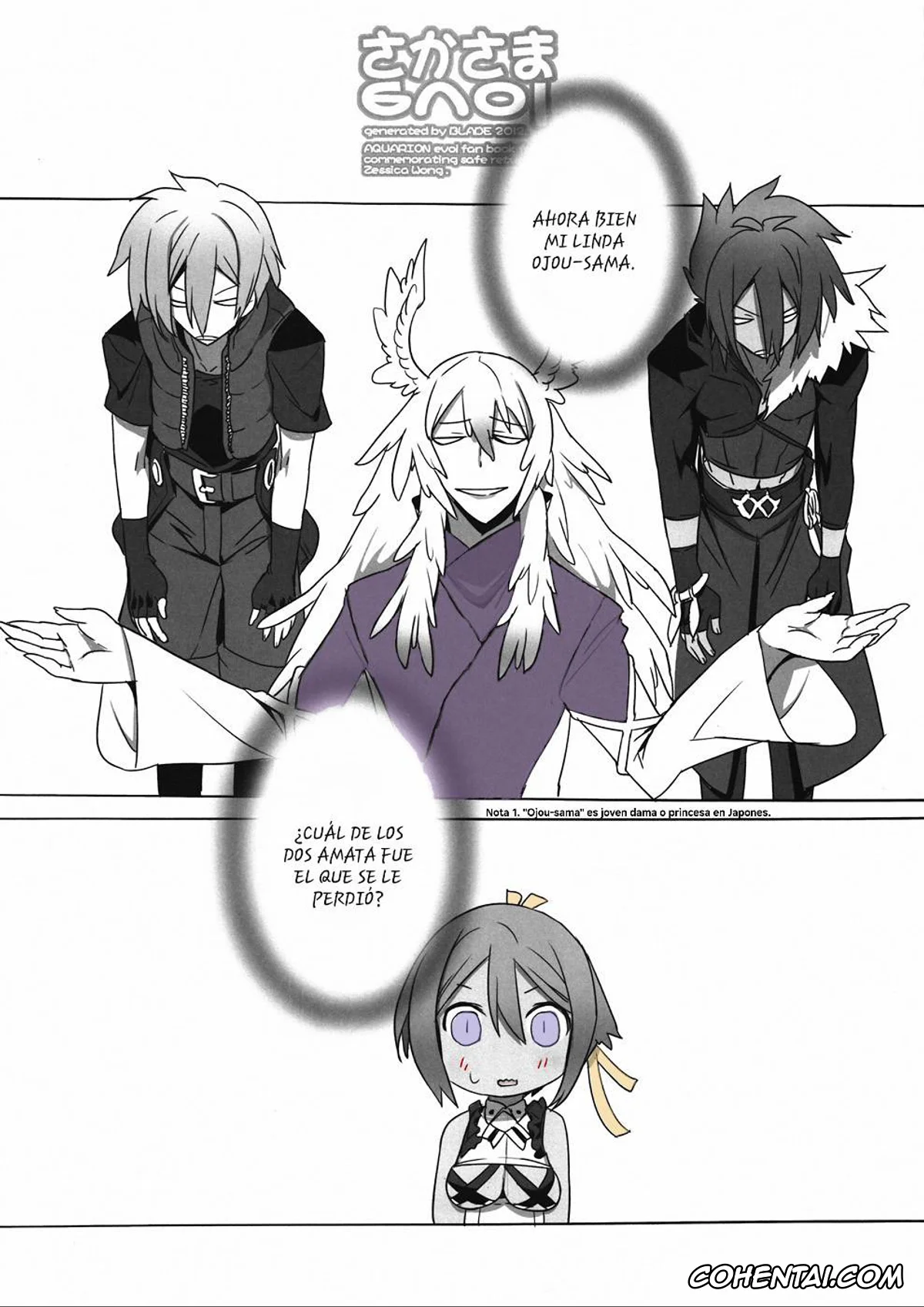 Aquarion Evol hentai, Amata Sora hentai, Kagura Demuri hentai, Zessica Wong hentai, Sakasama evol (Aquarion Evol), pagina 6