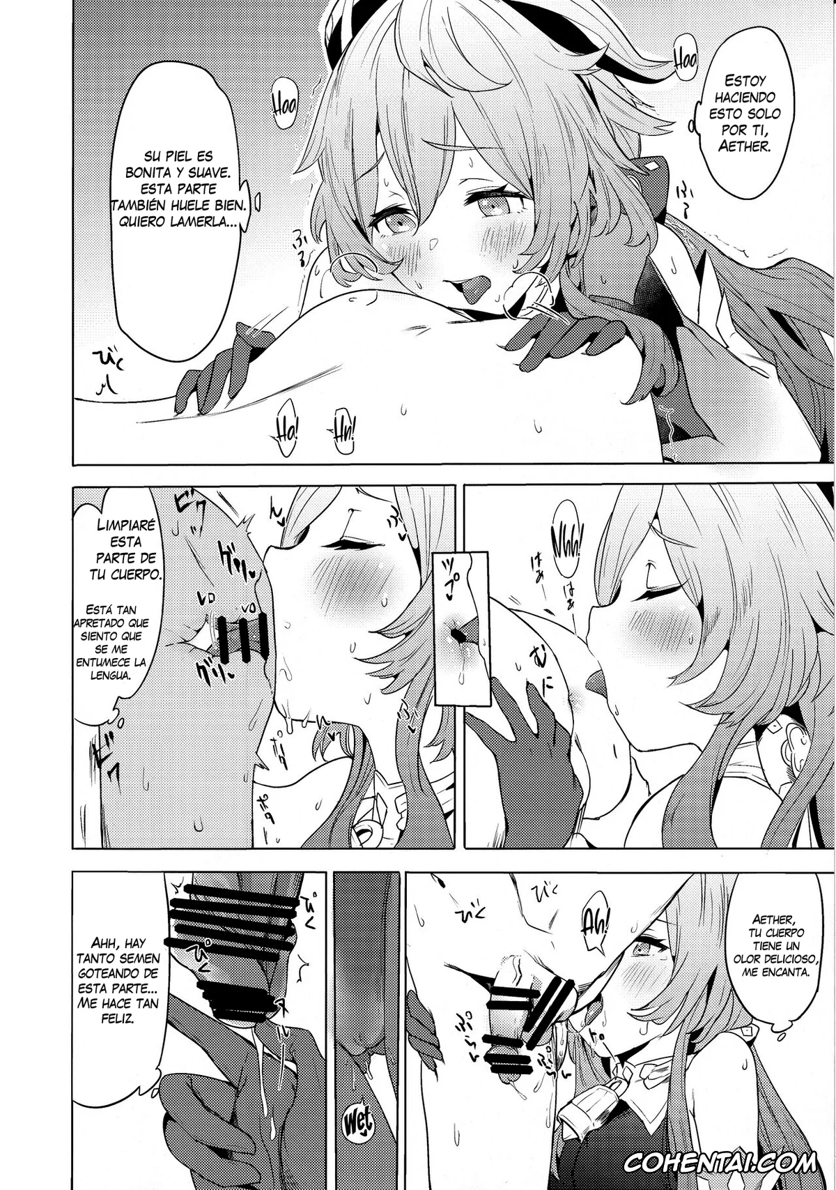 Genshin Impact hentai, Ganyu hentai, Ganyu Zangyouchuu (Genshin Impact), pagina 9