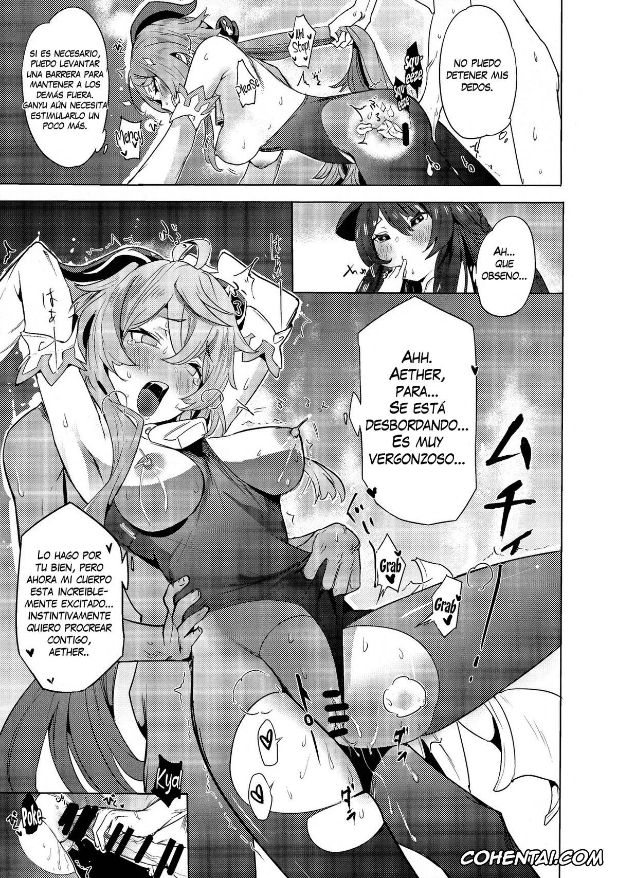 Genshin Impact hentai, Ganyu hentai, Ganyu Zangyouchuu (Genshin Impact), pagina 12