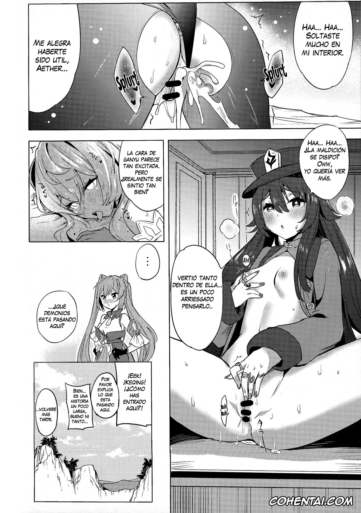 Genshin Impact hentai, Ganyu hentai, Ganyu Zangyouchuu (Genshin Impact), pagina 15