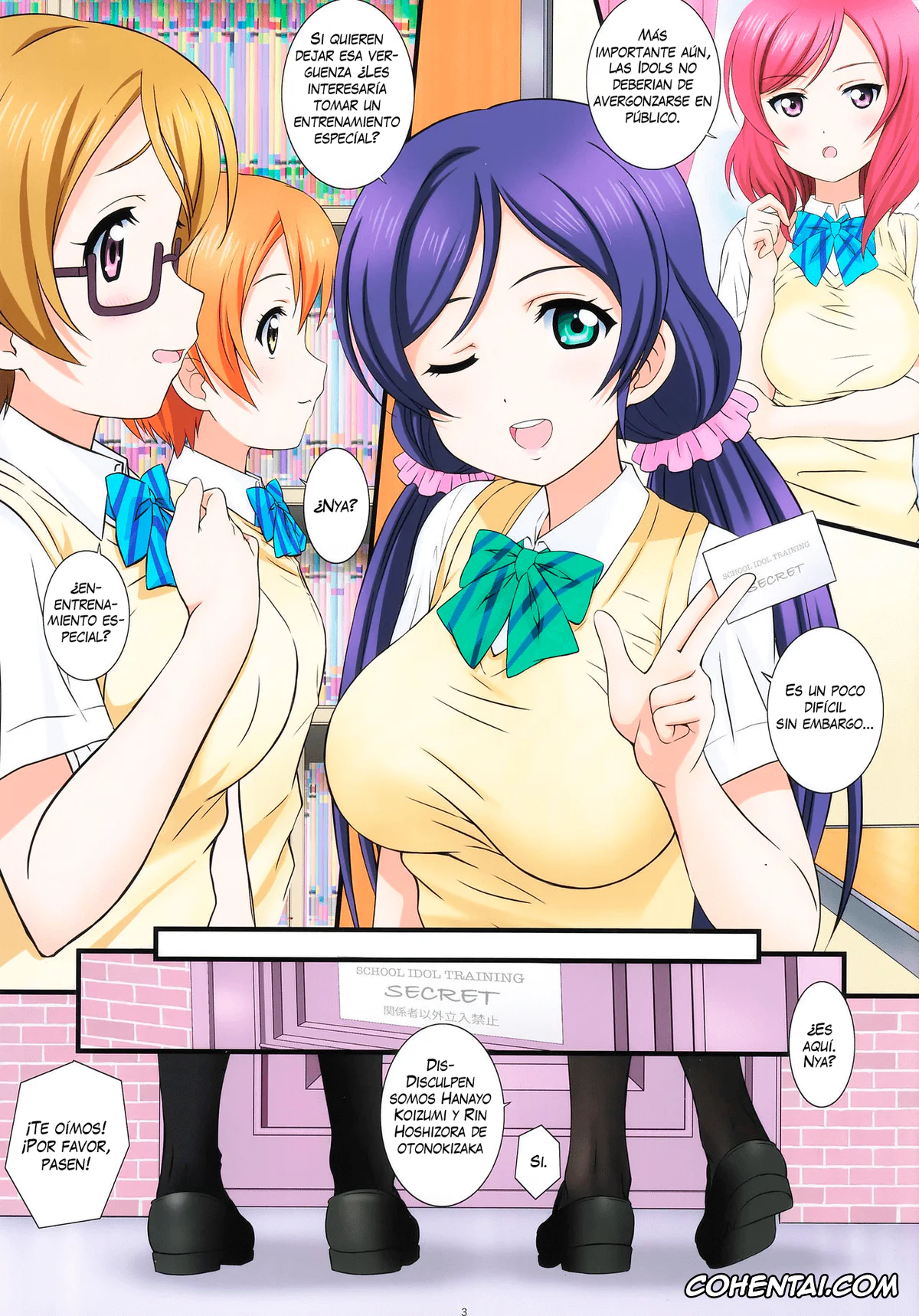 Love Live! hentai, Hanayo Koizumi hentai, Rin Hoshizora hentai, LoveHala! Love Halation! Ver.H&R (Love Live!), pagina 3