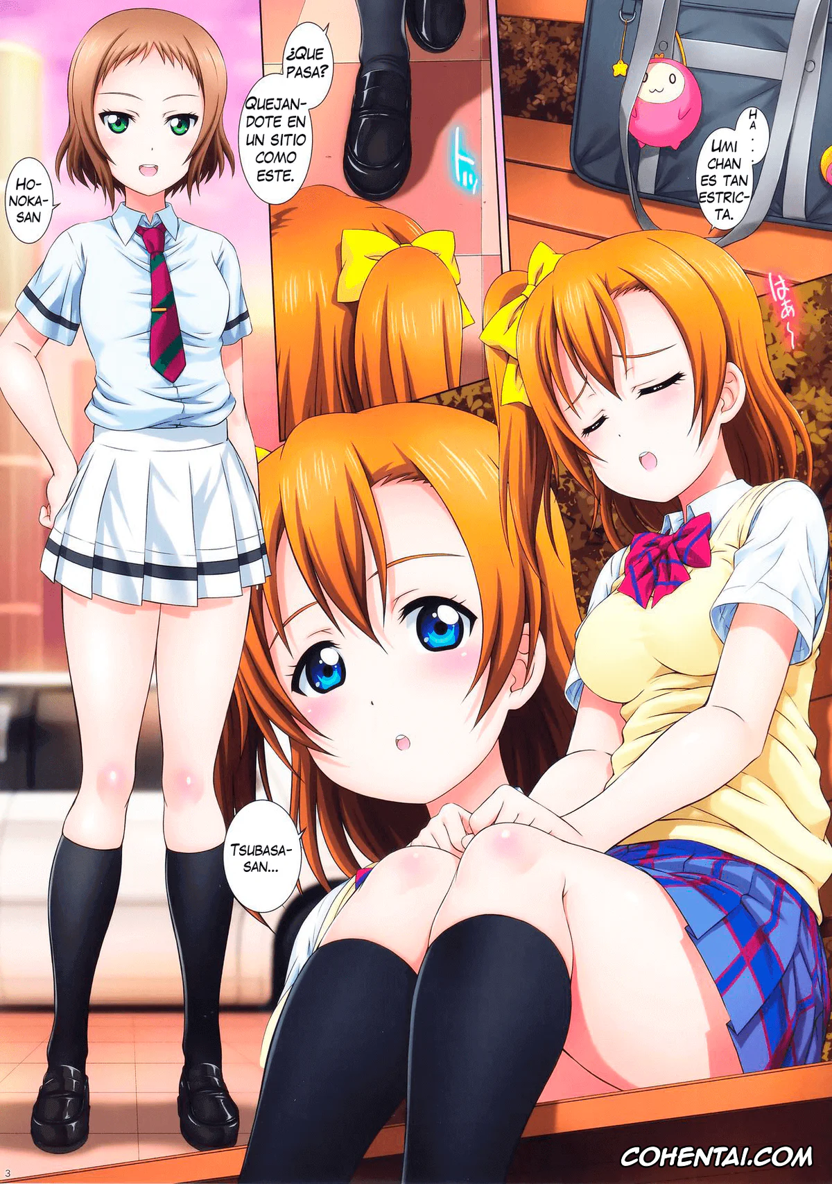 Love Live! porno, Honoka Kosaka porno, Tsubasa Kira porno, LoveHala! Love Halation! Ver.H&T (Love Live!), pagina 2