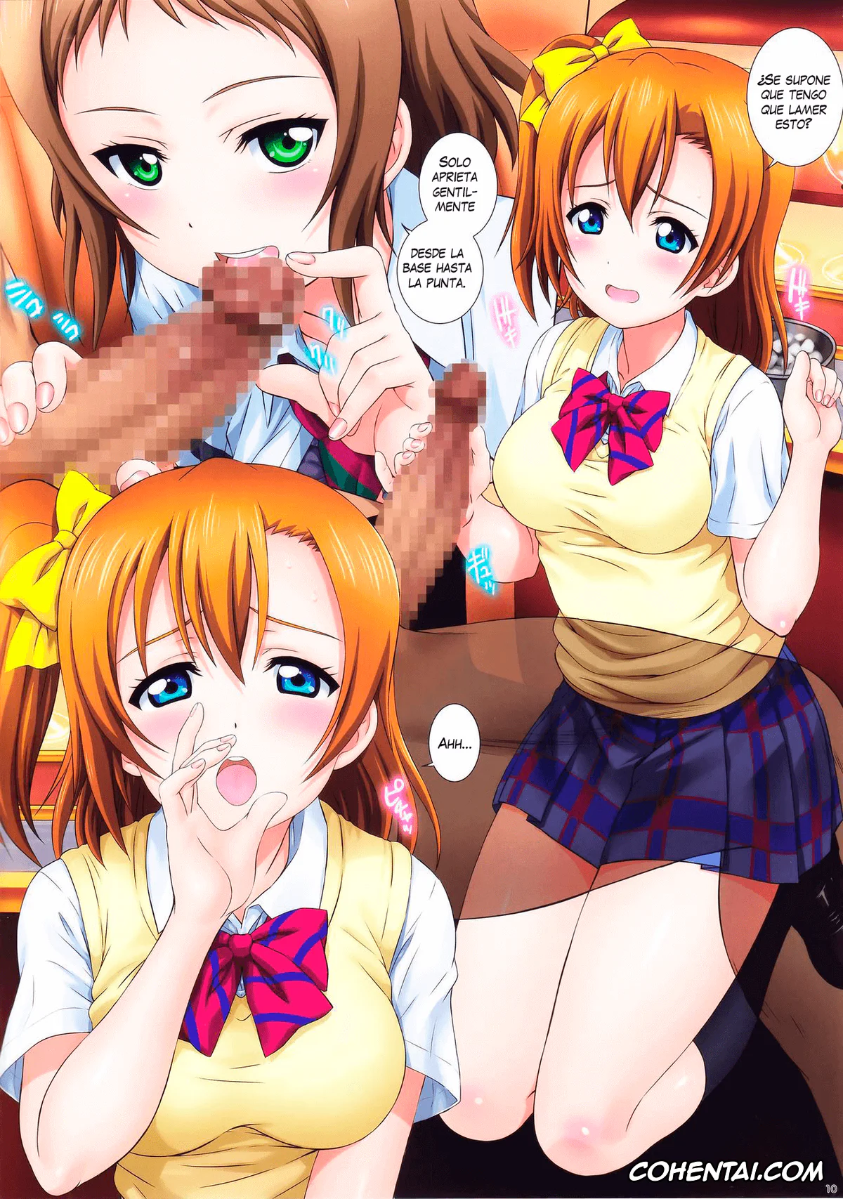 Love Live! hentai, Honoka Kosaka hentai, Tsubasa Kira hentai, LoveHala! Love Halation! Ver.H&T (Love Live!), pagina 9