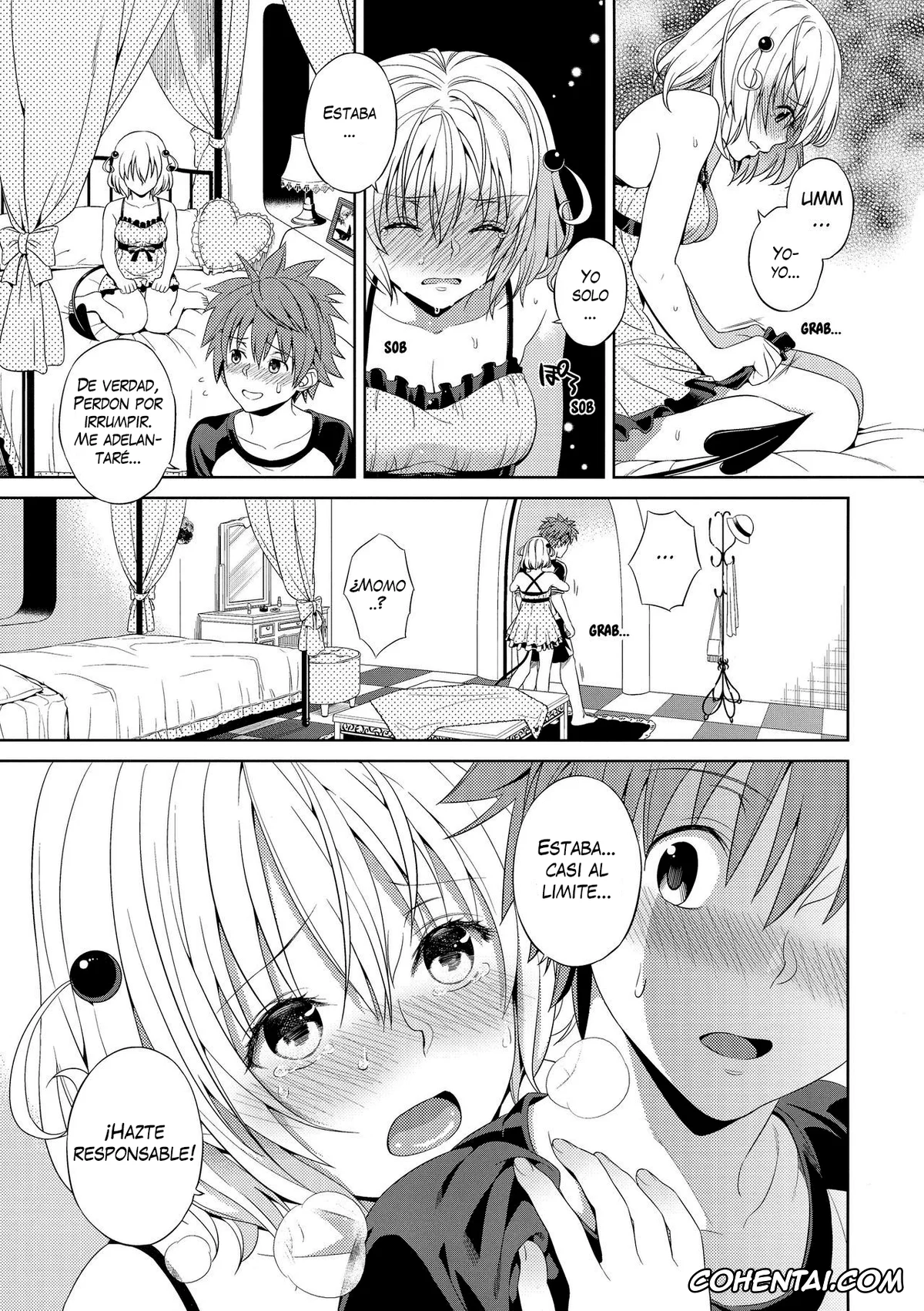 To Love-Ru hentai, Momo Velia Deviluke hentai, Rito Yuuki hentai, Momoiro Passion (Harem Collection) (To LOVE-Ru), pagina 6
