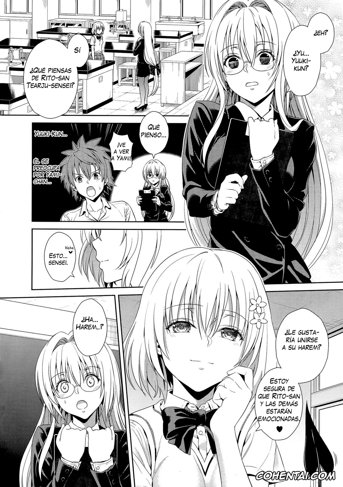 To Love-Ru porno, Momo Velia Deviluke porno, Rito Yuuki porno, Tearju Lunatique porno, Dojikko Education (Harem Collection) (To LOVE-Ru), pagina 2