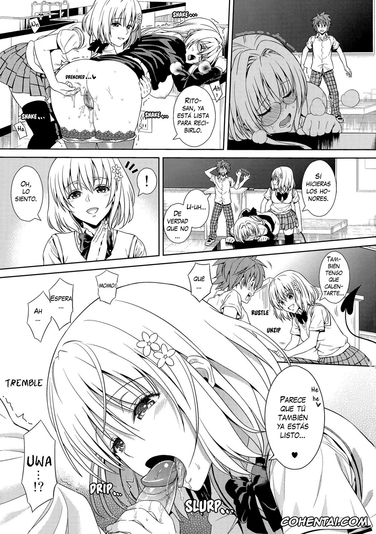 To Love-Ru hentai, Momo Velia Deviluke hentai, Rito Yuuki hentai, Tearju Lunatique hentai, Dojikko Education (Harem Collection) (To LOVE-Ru), pagina 9