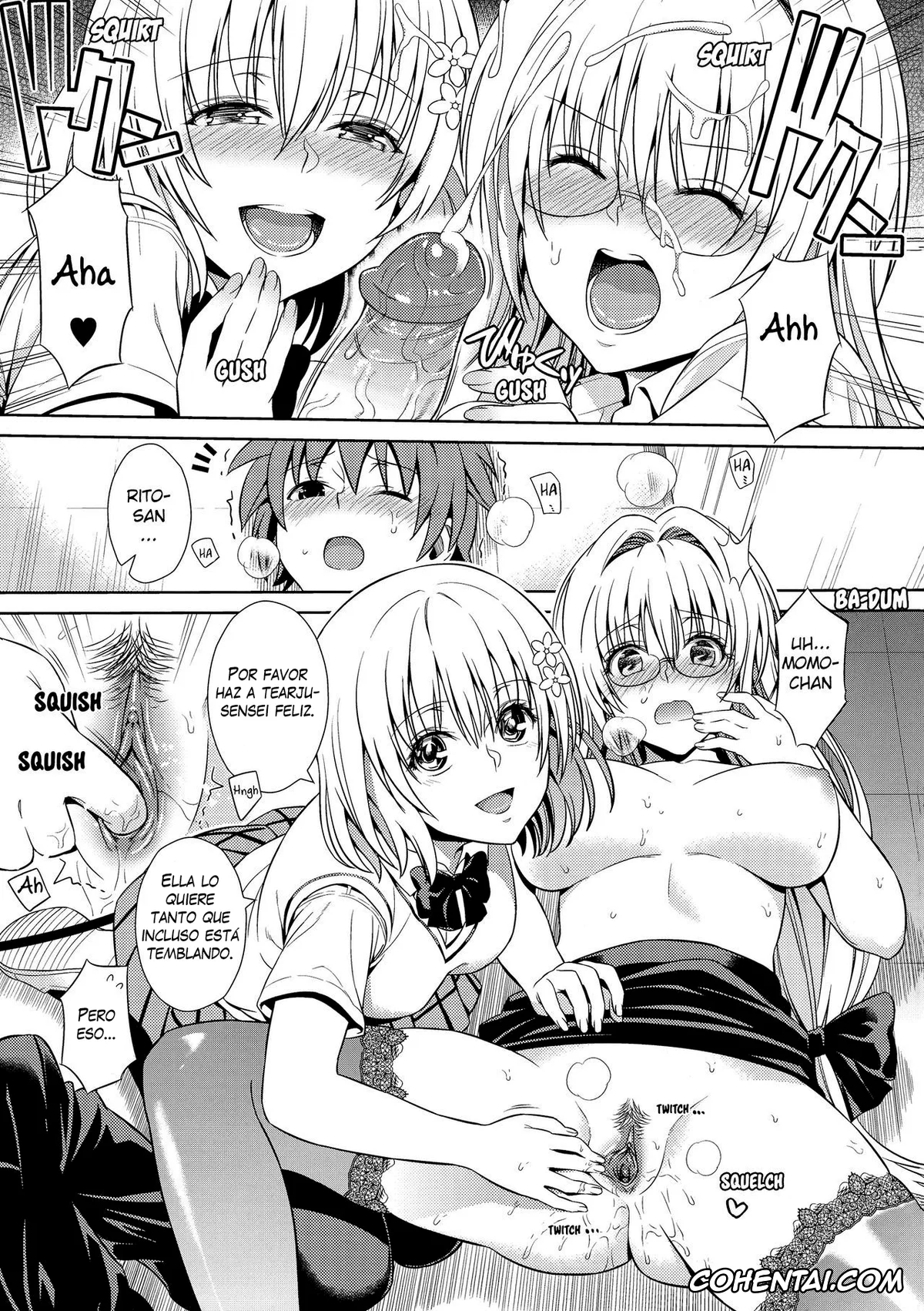 To Love-Ru xxx, Momo Velia Deviluke xxx, Rito Yuuki xxx, Tearju Lunatique xxx, Dojikko Education (Harem Collection) (To LOVE-Ru), pagina 13