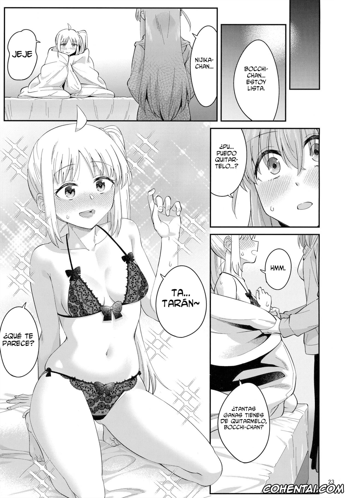 Bocchi the Rock! xxx, Hitori Gotou xxx, Nijika Ijichi xxx, Netsu o Mazete Shin o Tokashite (Bocchi the Rock!), pagina 22