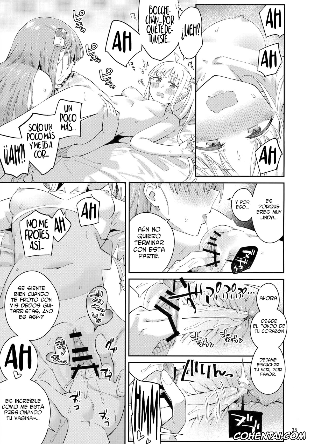 Bocchi the Rock! xxx, Hitori Gotou xxx, Nijika Ijichi xxx, Netsu o Mazete Shin o Tokashite (Bocchi the Rock!), pagina 34
