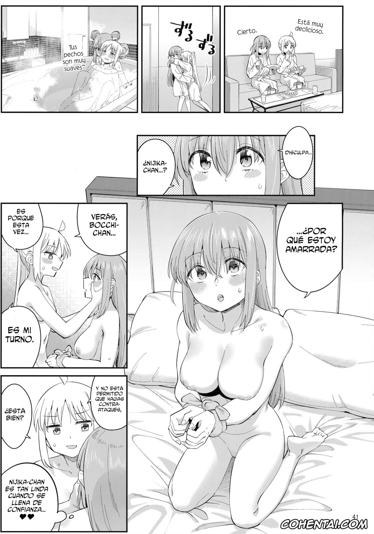 Bocchi the Rock! xxx, Hitori Gotou xxx, Nijika Ijichi xxx, Netsu o Mazete Shin o Tokashite (Bocchi the Rock!), pagina 40