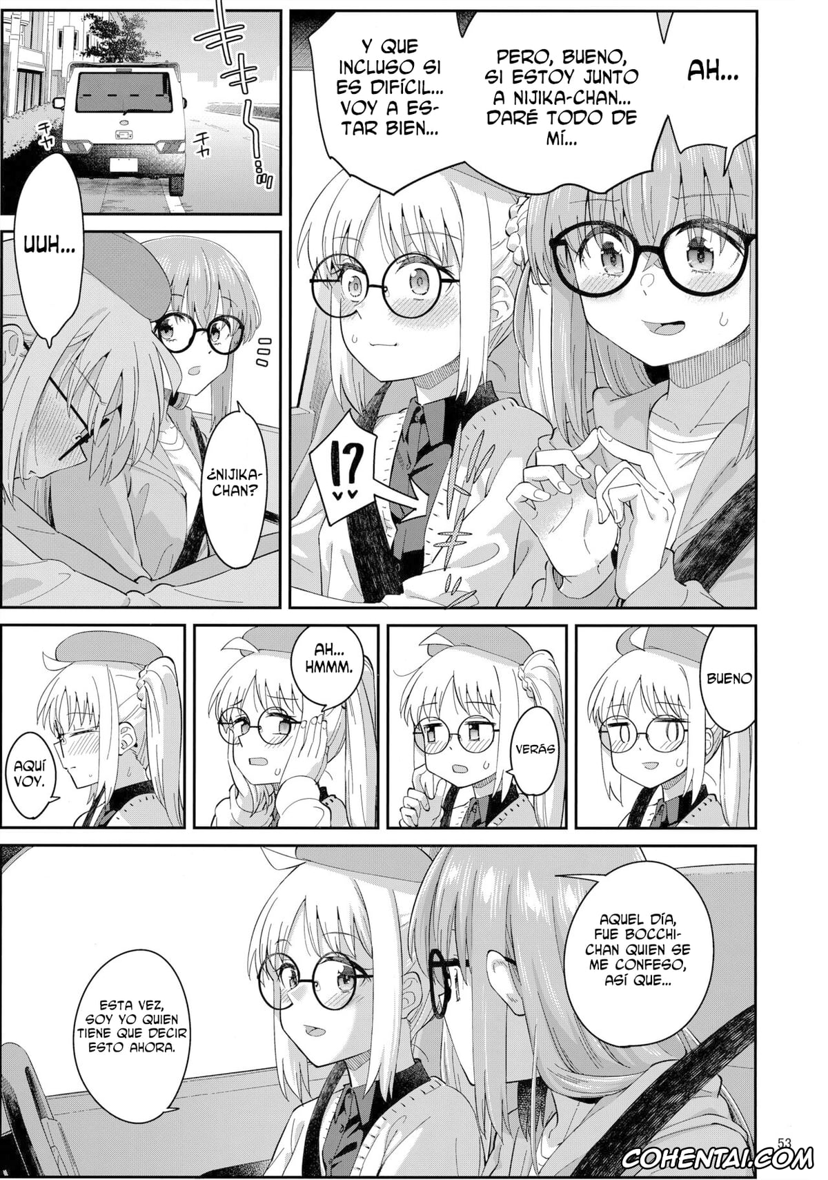 Bocchi the Rock! xxx, Hitori Gotou xxx, Nijika Ijichi xxx, Netsu o Mazete Shin o Tokashite (Bocchi the Rock!), pagina 52