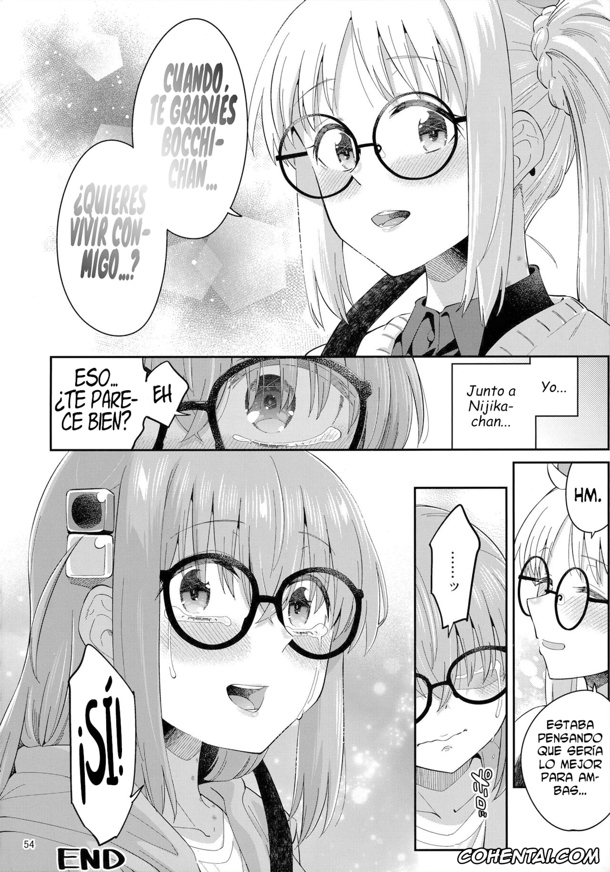 Bocchi the Rock! porno, Hitori Gotou porno, Nijika Ijichi porno, Netsu o Mazete Shin o Tokashite (Bocchi the Rock!), pagina 53