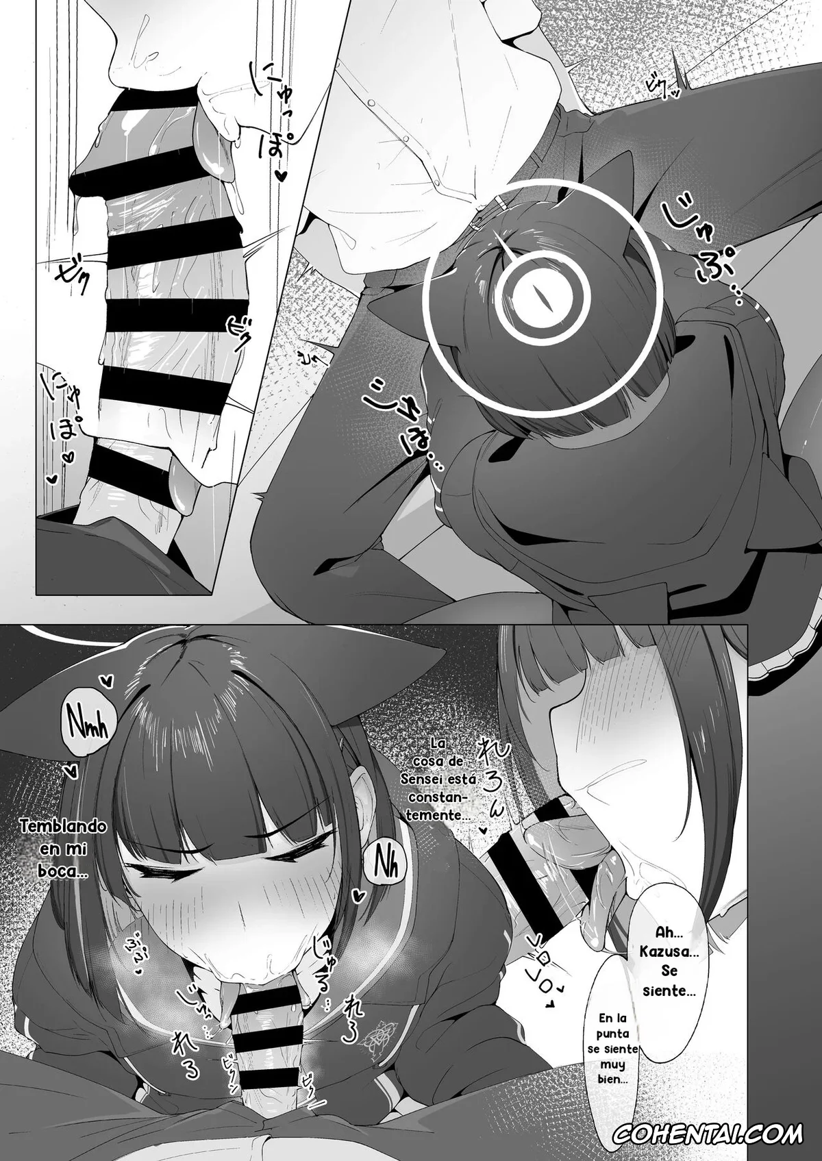 Blue Archive hentai, Kazusa Kyouyama hentai, Sensei hentai, KAZUSAddiction -Kyouyama Chuudoku- (Blue Archive), pagina 6