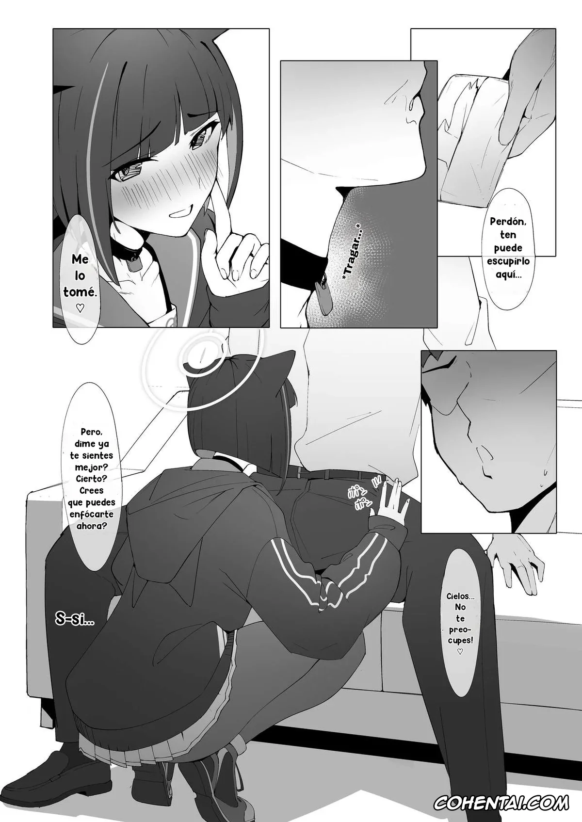 Blue Archive hentai, Kazusa Kyouyama hentai, Sensei hentai, KAZUSAddiction -Kyouyama Chuudoku- (Blue Archive), pagina 9