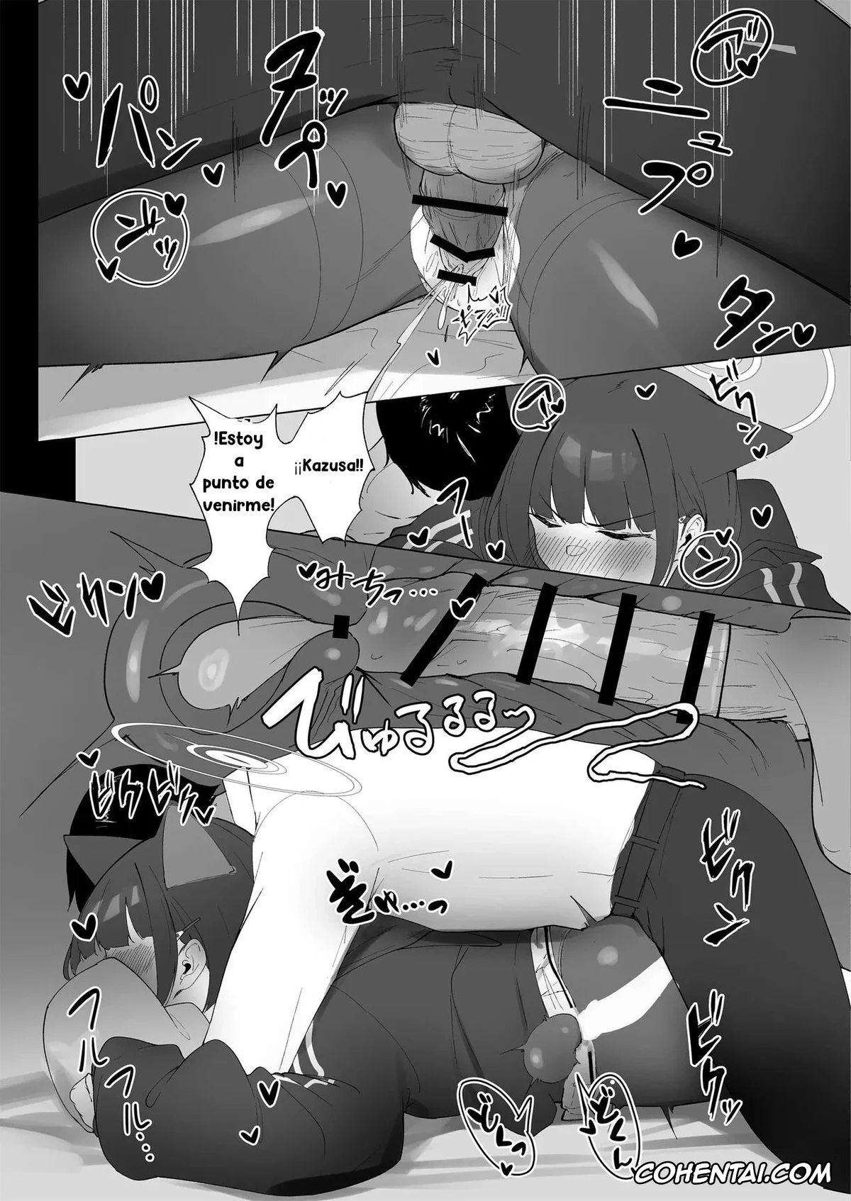Blue Archive hentai, Kazusa Kyouyama hentai, Sensei hentai, KAZUSAddiction II -Kyouyama Chuudoku- II (Blue Archive), pagina 6