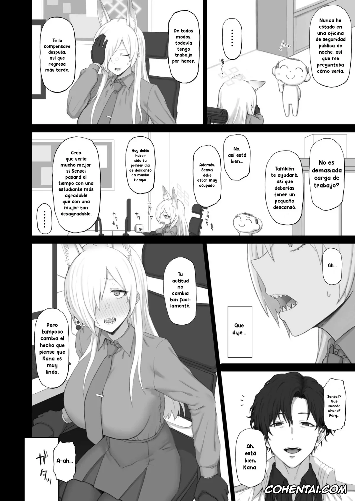 Blue Archive hentai, Kanna Ogata hentai, Sensei hentai, Kyouken no Kimochi (Blue Archive), pagina 3