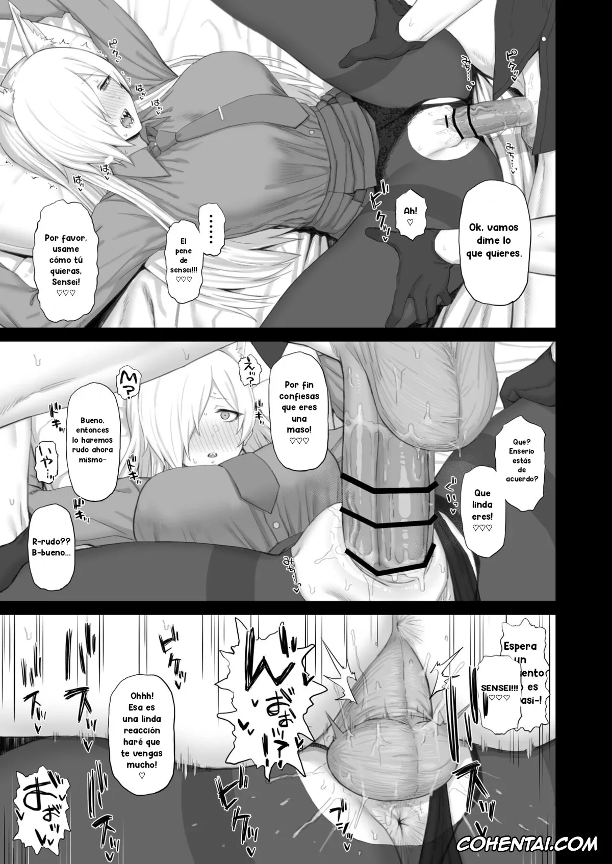 Blue Archive hentai, Kanna Ogata hentai, Sensei hentai, Kyouken no Kimochi (Blue Archive), pagina 6