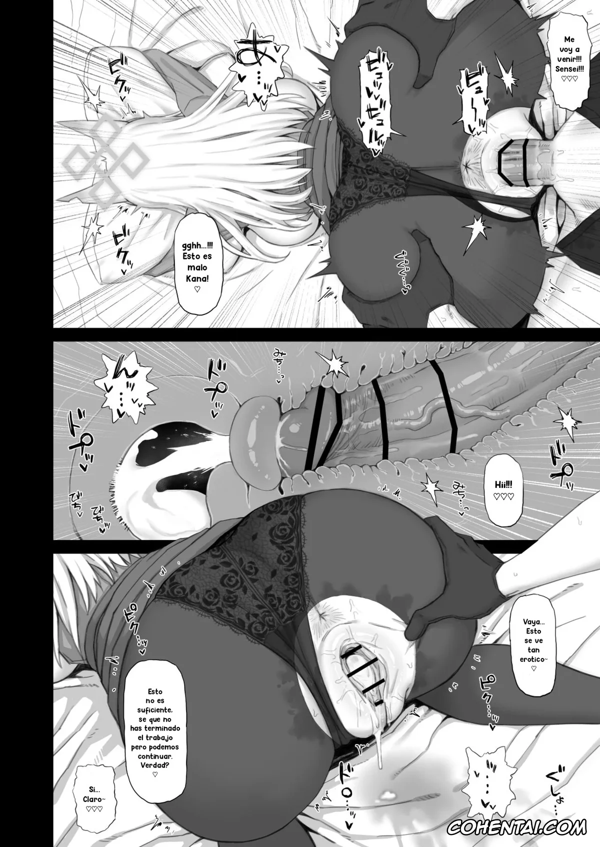 Blue Archive hentai, Kanna Ogata hentai, Sensei hentai, Kyouken no Kimochi (Blue Archive), pagina 9