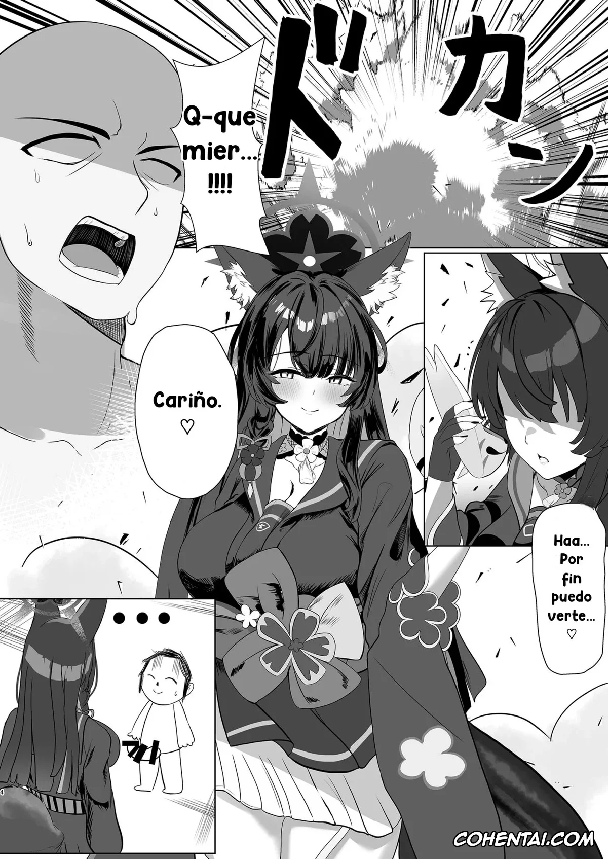Blue Archive xxx, Sensei xxx, Wakamo Kosaka xxx, Tappuri Aishite Anata-sama (Blue Archive), pagina 4