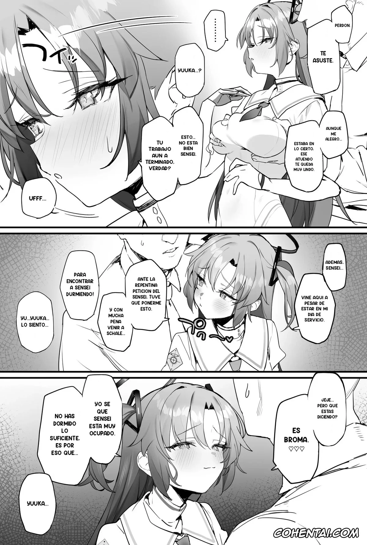 Blue Archive hentai, Sensei hentai, Yuuka Hayase hentai, Yuuka-chan to Ichaicha Suru Hon (Blue Archive), pagina 6