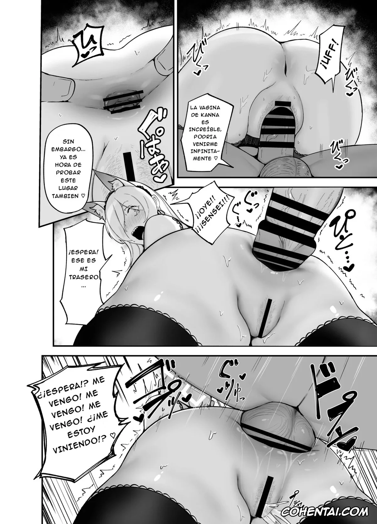 Blue Archive hentai, Kanna Ogata hentai, Saki Sorai hentai, Sensei hentai, Touban wa Ogata Kanna (Blue Archive), pagina 15