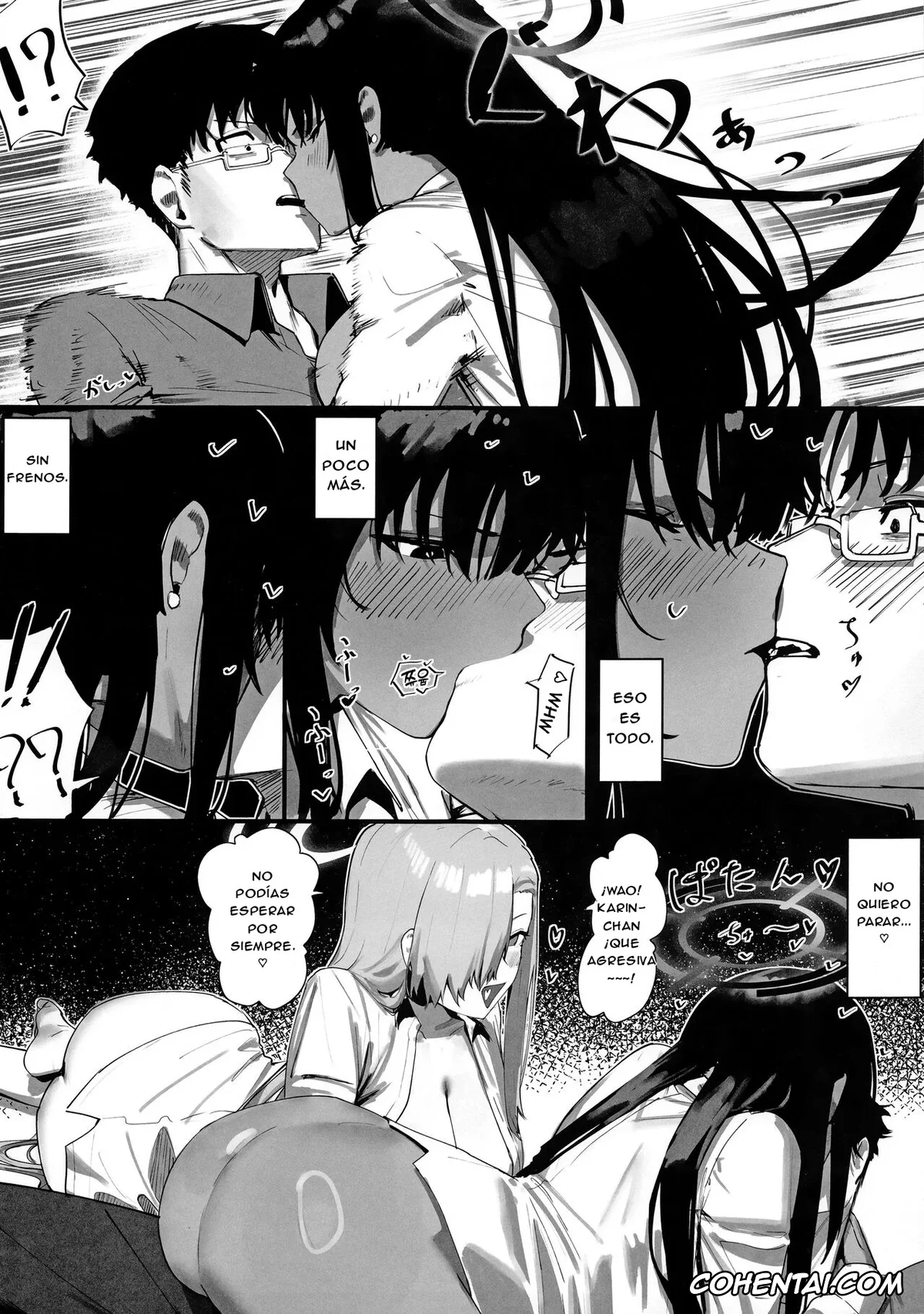 Blue Archive hentai, Asuna Ichinose hentai, Karin Kakudate hentai, Sensei hentai, «Oyome-san» nii Shite Kure! (Blue Archive), pagina 9