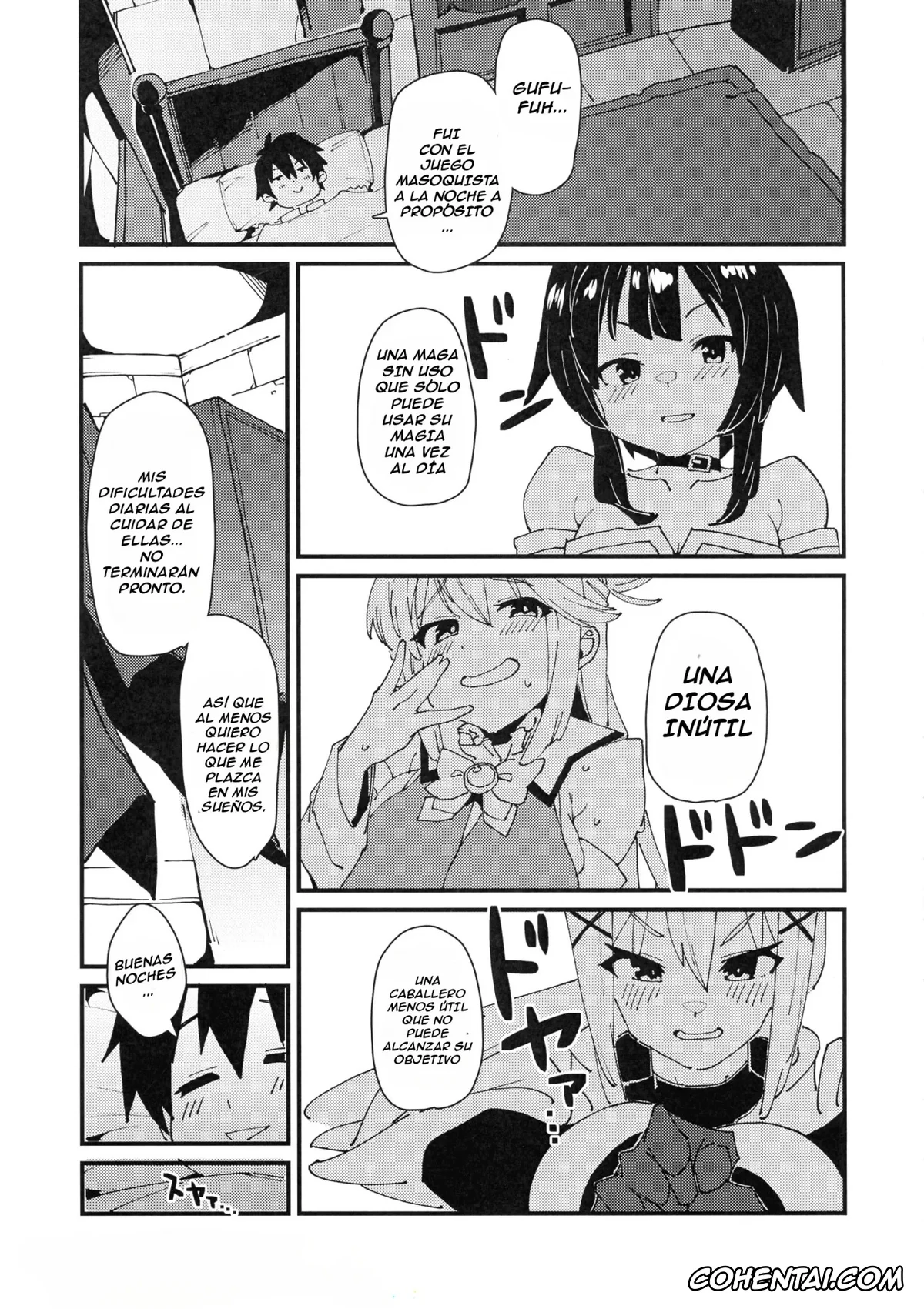 Kono Subarashii Sekai ni Syukufuku o! hentai, Darkness | Lalatina Ford Dustiness hentai, Kazuma Satou hentai, Aware Darkness (Kono Subarashii Sekai ni Syukufuku o!), pagina 3