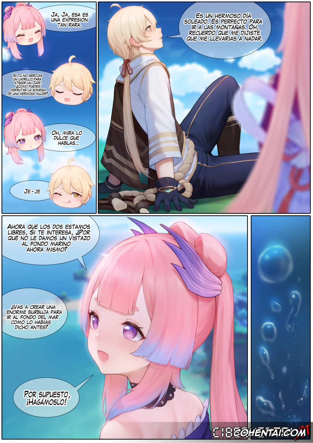 Genshin Impact porno, Aether porno, Kokomi Sangonomiya porno, Flustered Kokomi (Genshin Impact), pagina 5