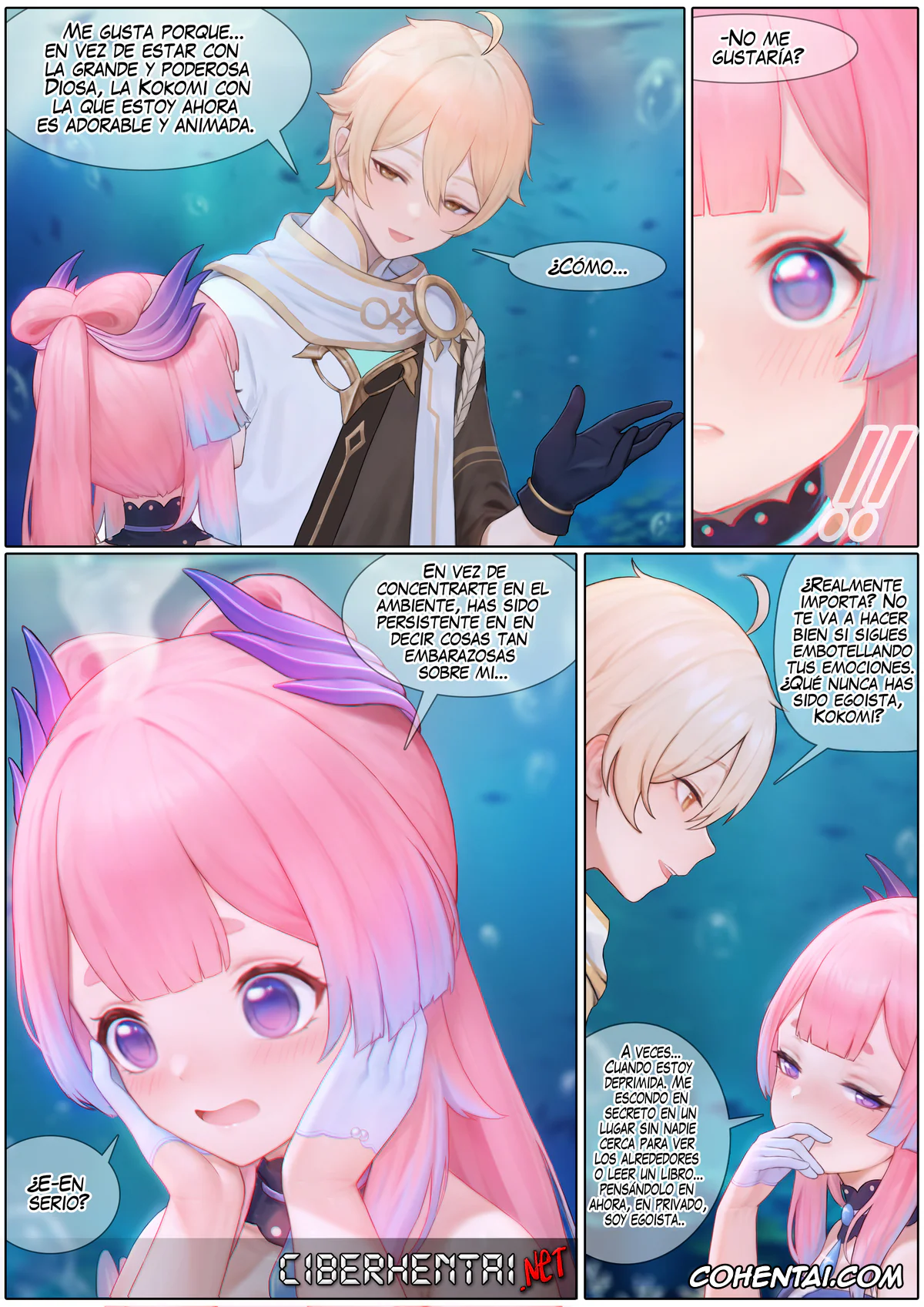 Genshin Impact xxx, Aether xxx, Kokomi Sangonomiya xxx, Flustered Kokomi (Genshin Impact), pagina 7